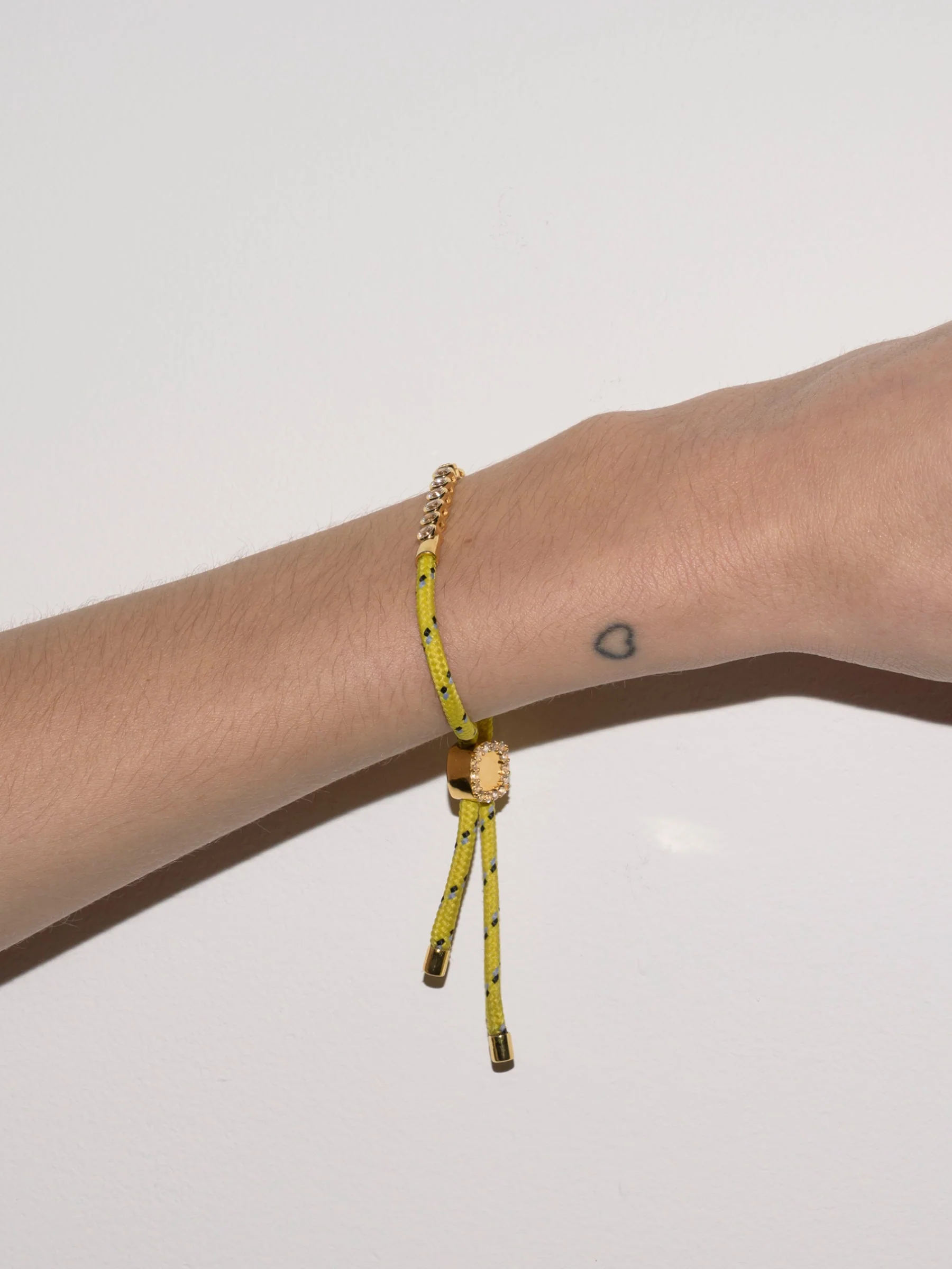 Dorsey - JAMES BEZEL JAUNE PARACORD BRACELET, SILVER - Image 4