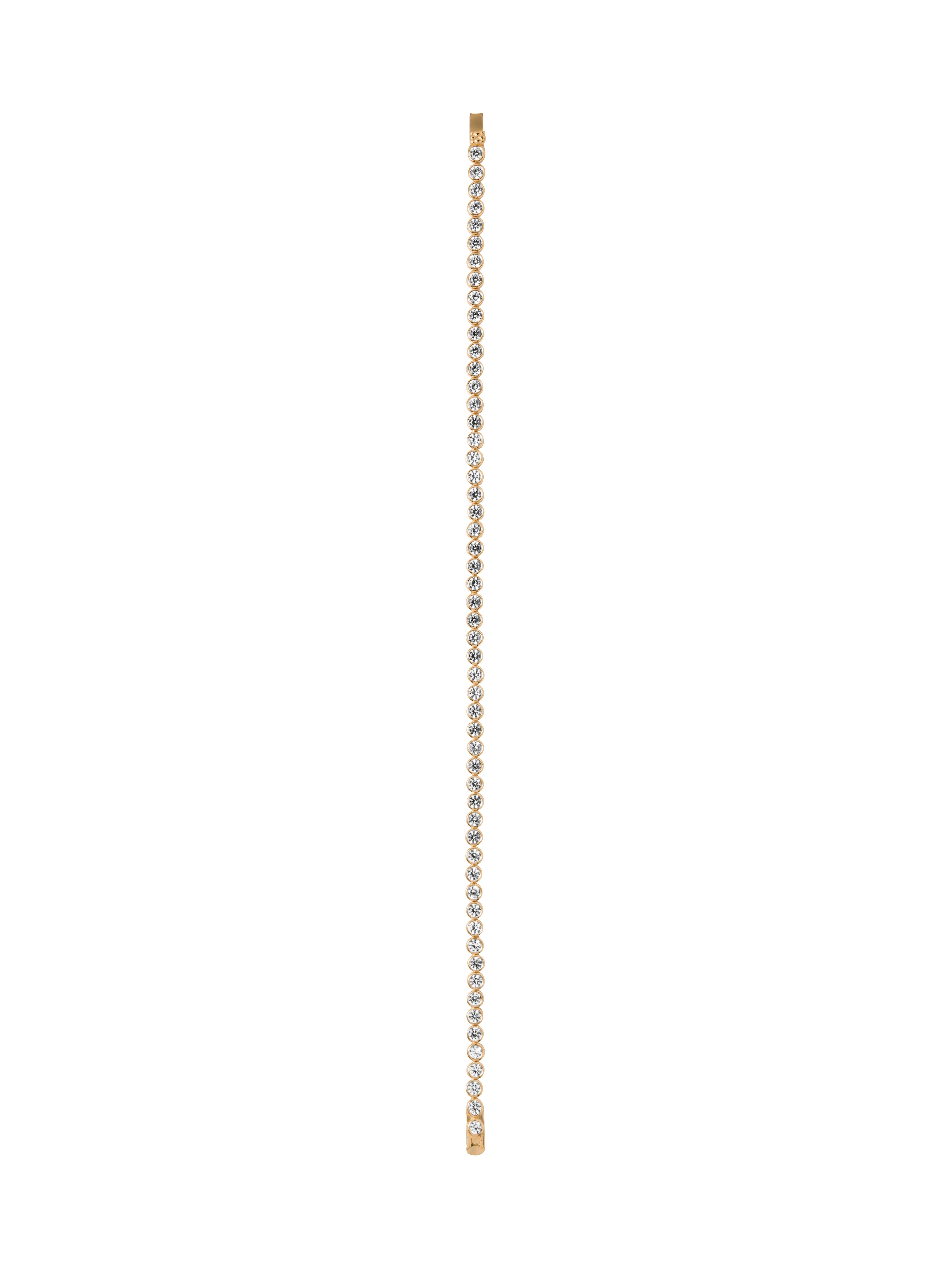 Dorsey - JAMES BEZEL RIVIÈRE ANKLET IN LAB WHITE SAPPHIRE - Image 2