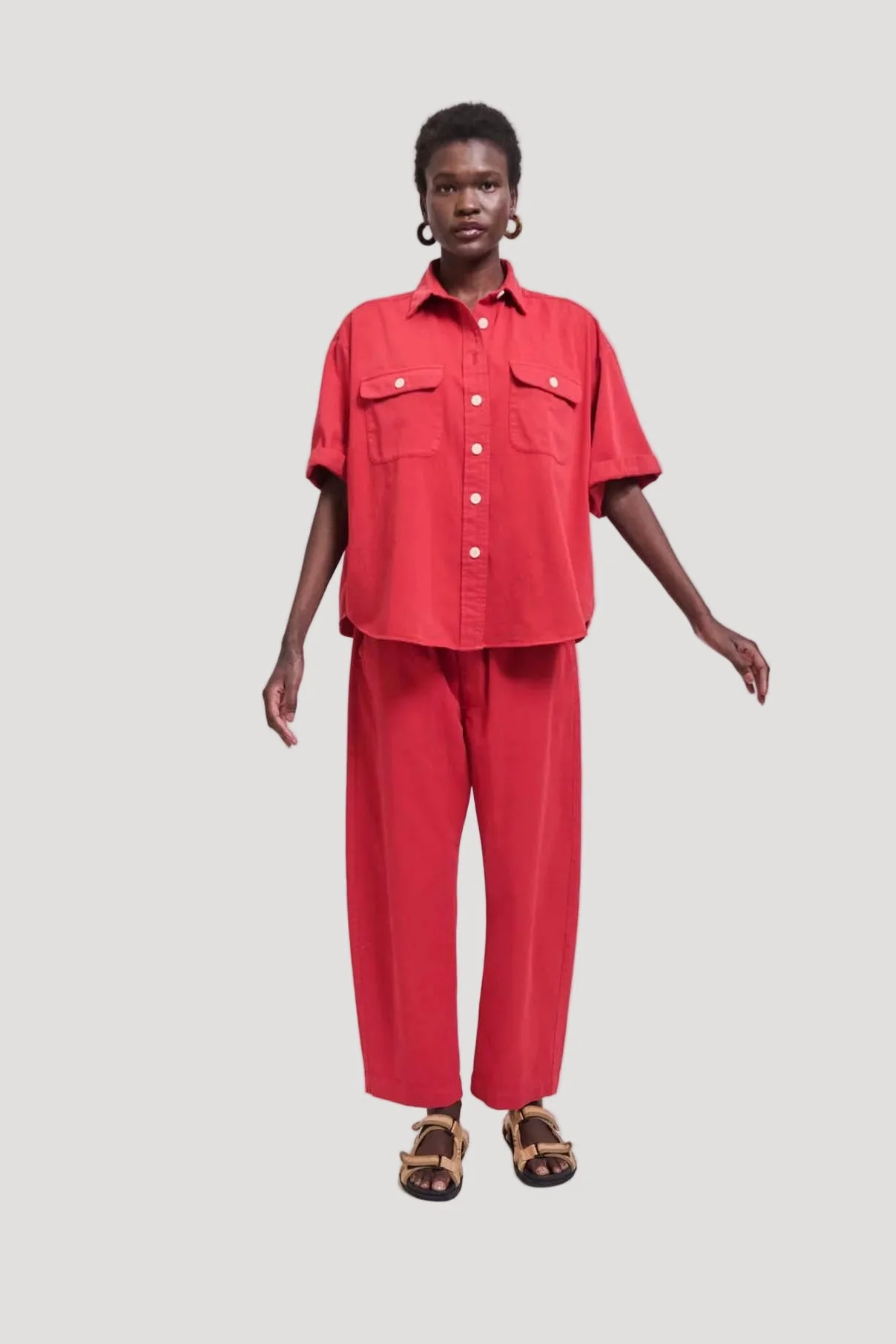Jamie Haller - The Boxer Pant in Red - Image 11
