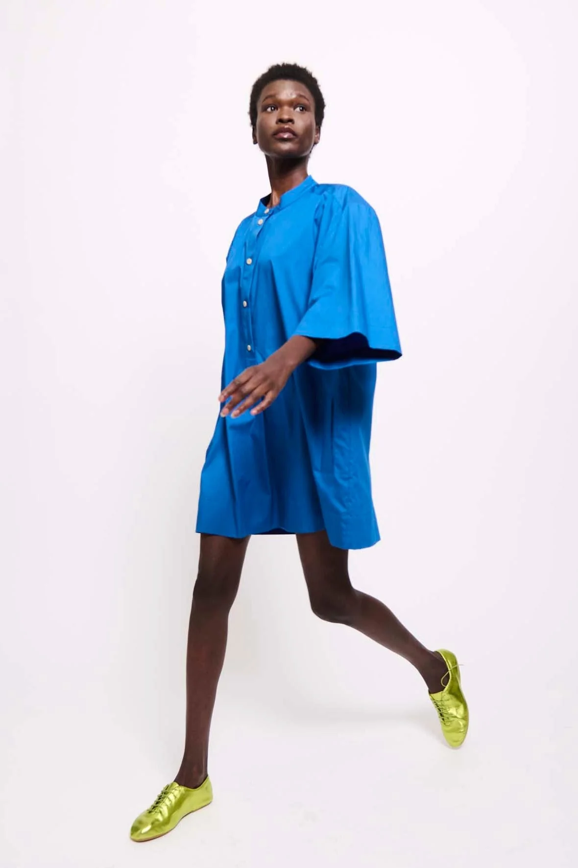 Jamie Haller - The Caftan Mini Dress in Royal Blue - Image 4