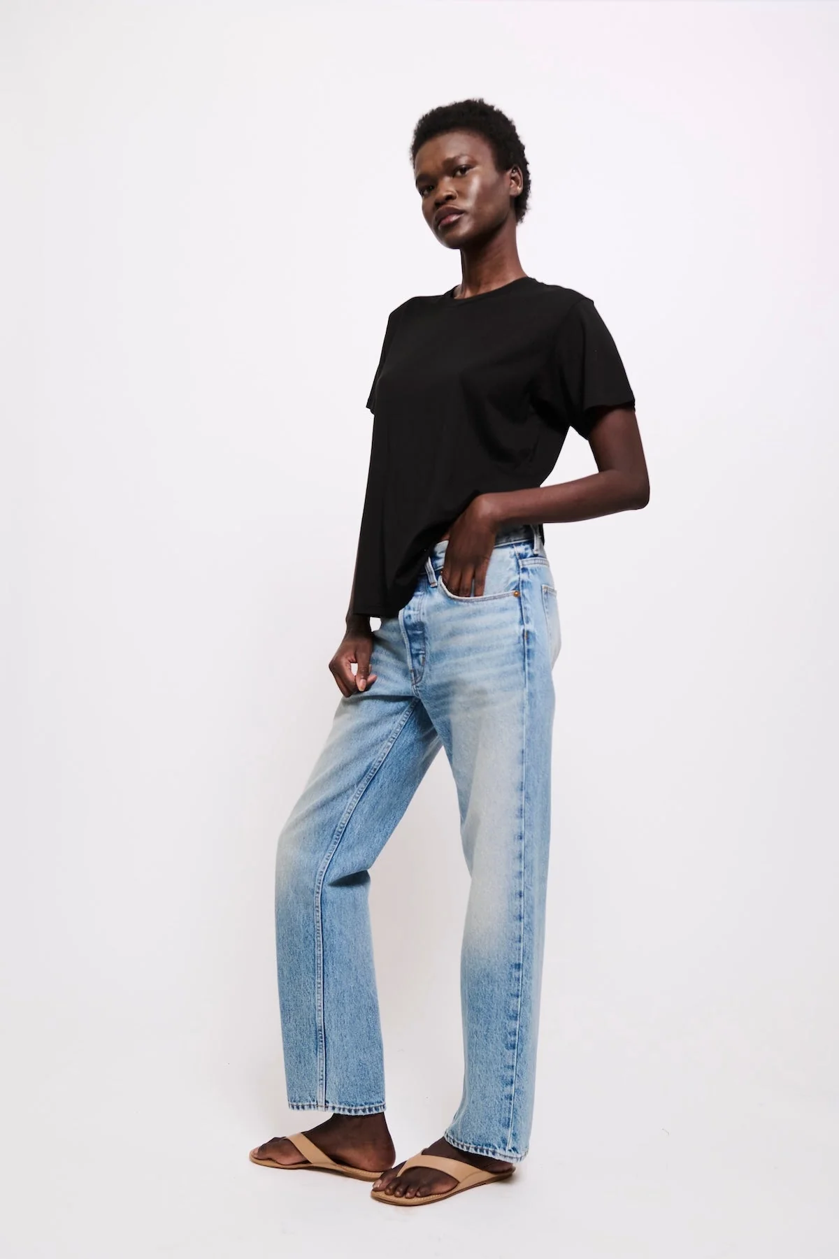 Jamie Haller - The Chameleon Tee in Black - Image 4