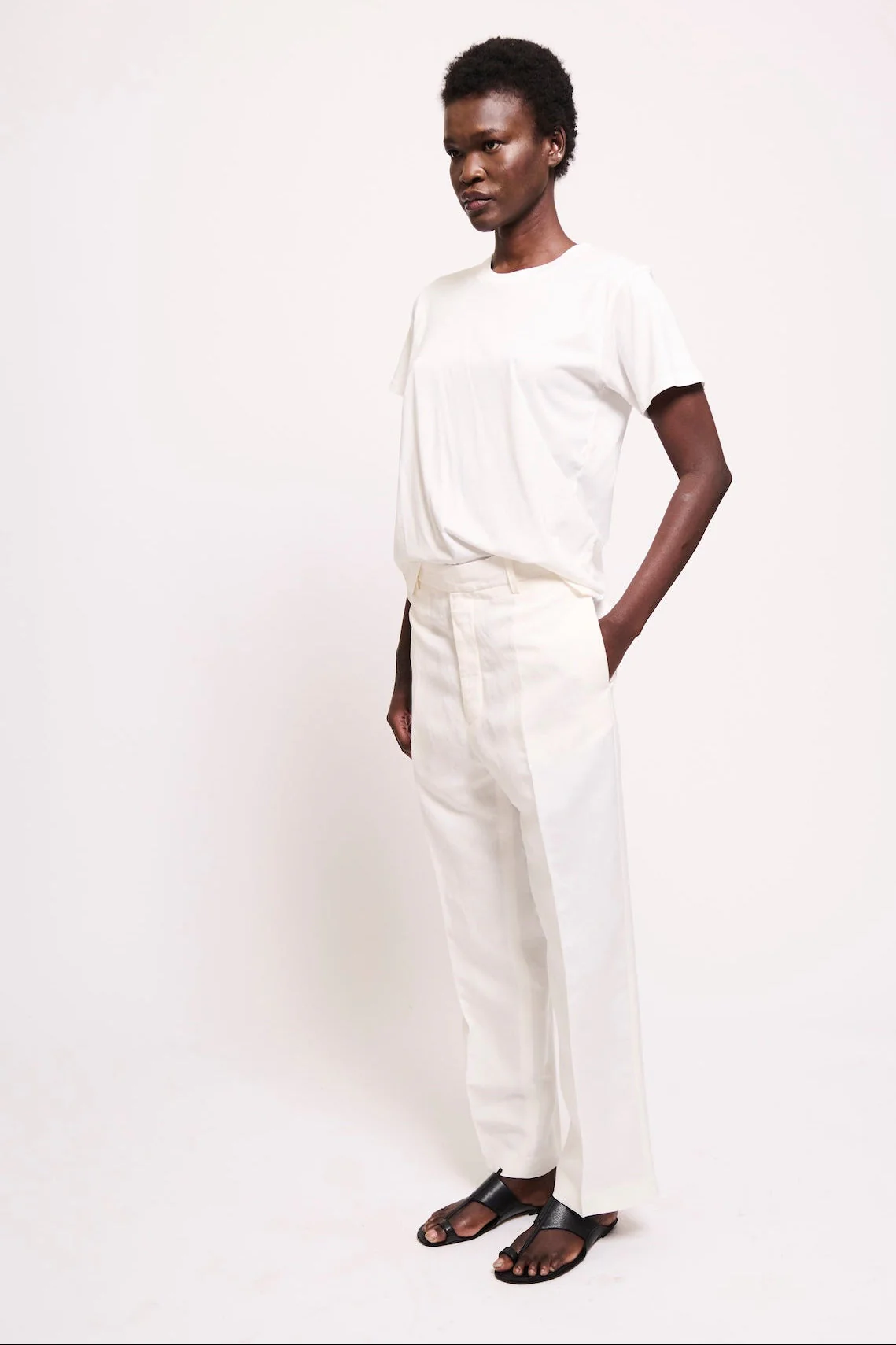 Jamie Haller - The Chameleon Tee in White - Image 2