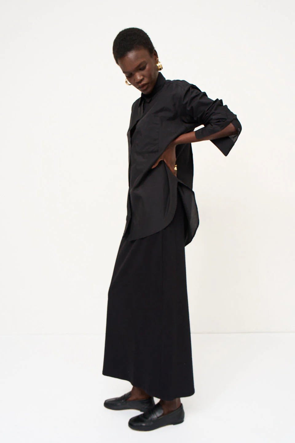 Jamie Haller - The Column Skirt in Black - Image 2