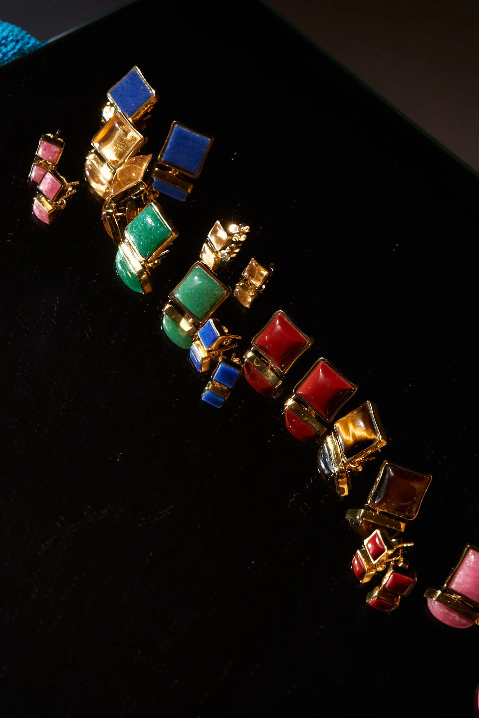 Jamie Haller - The Cufflink Stud Earring - Large In Blue Aventurine - Image 8