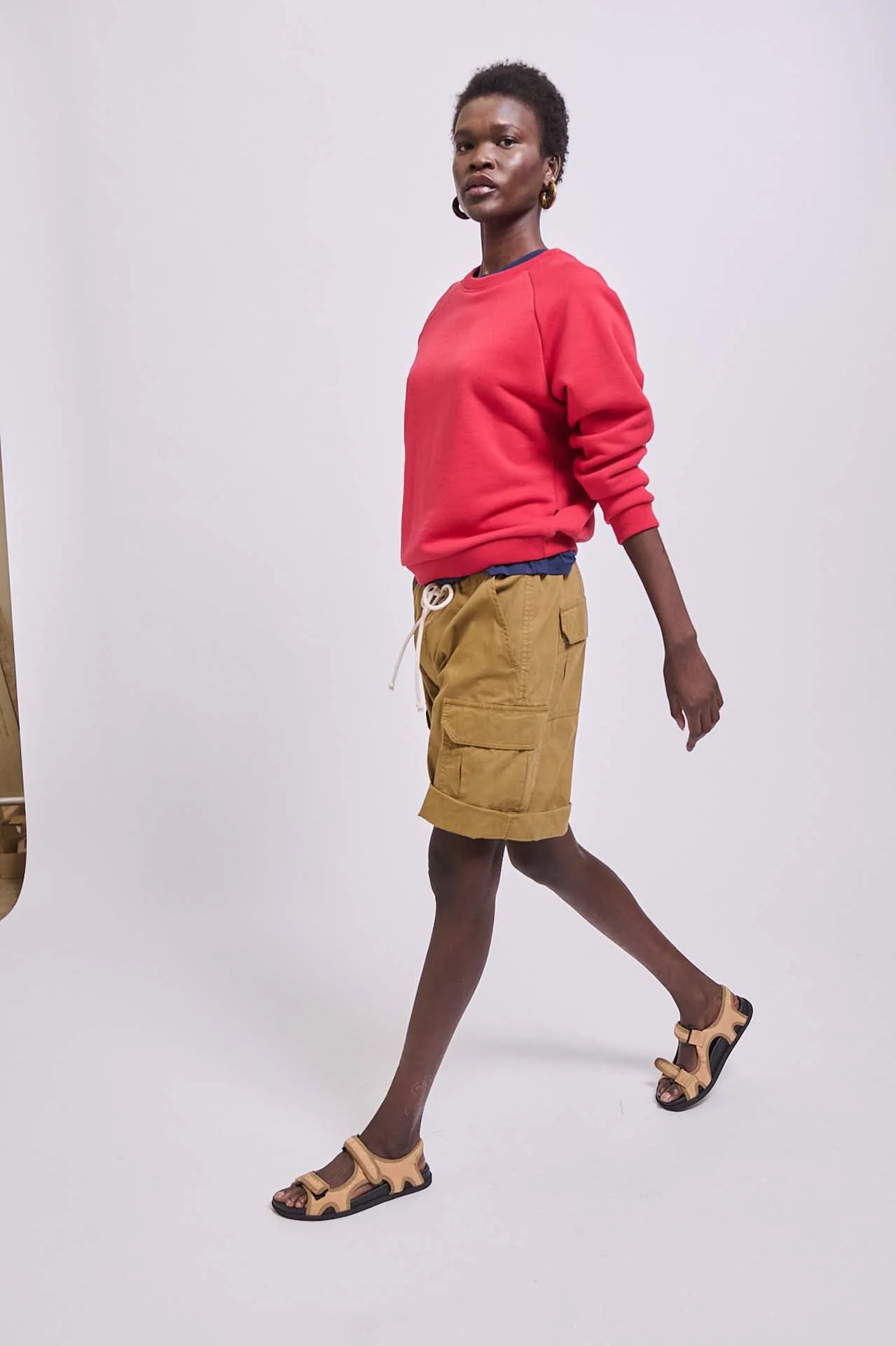 Jamie Haller - The Daily Sweatshirt in Red - Image 2
