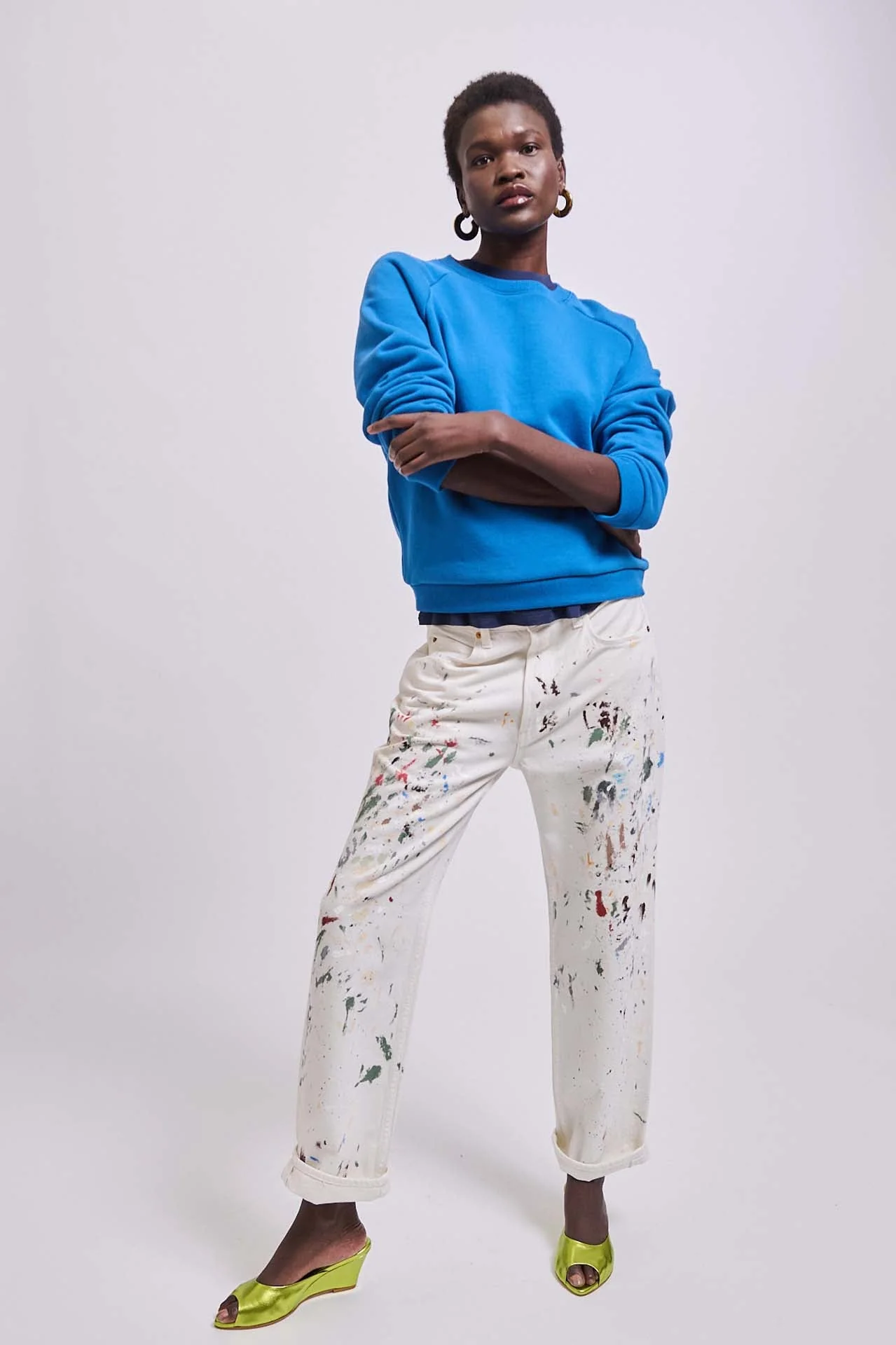 Jamie Haller - The Daily Sweatshirt in Royal Blue - Image 2