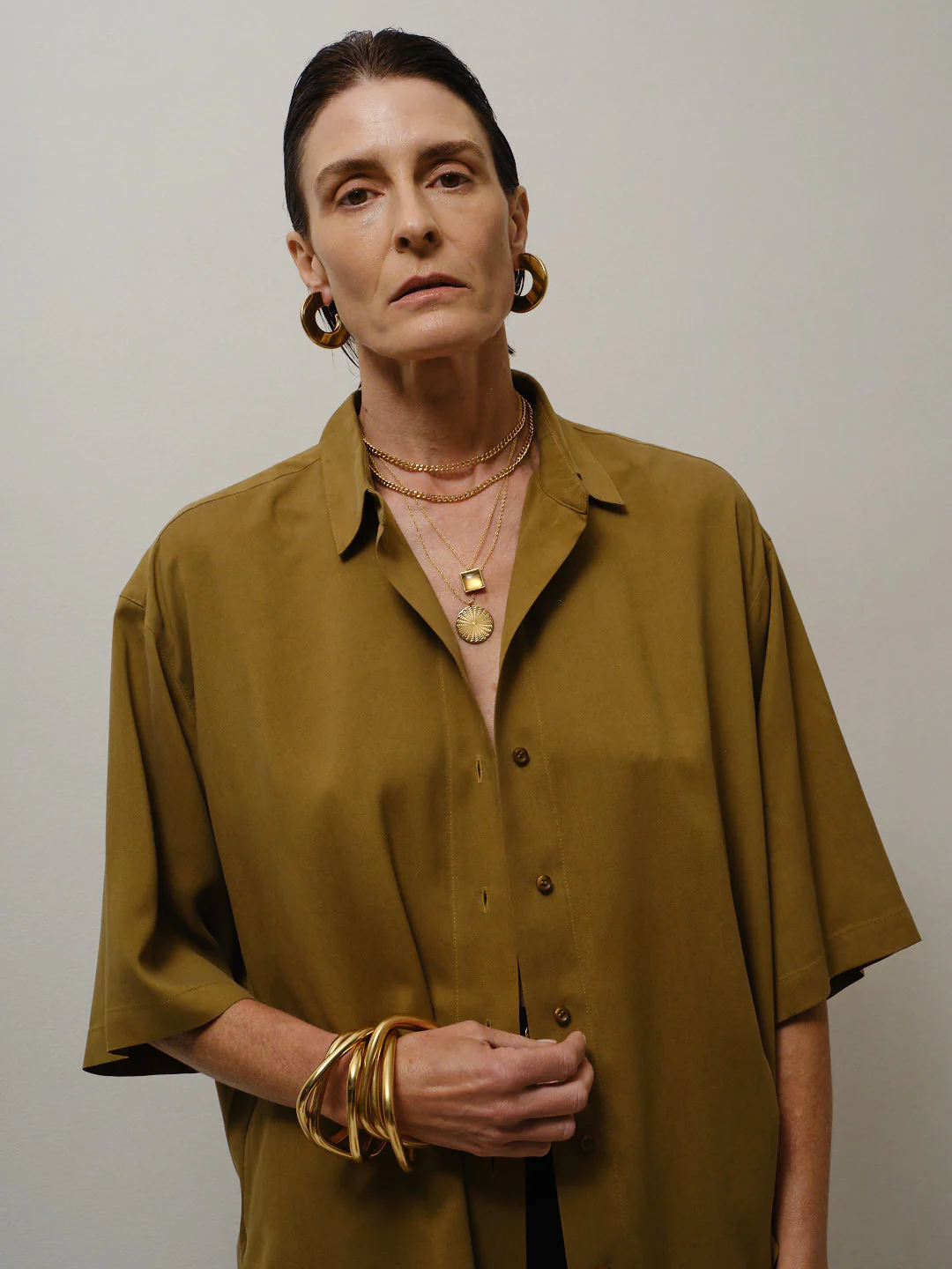 Jamie Haller - The Elbow Essential Shirt in Avo - Image 4