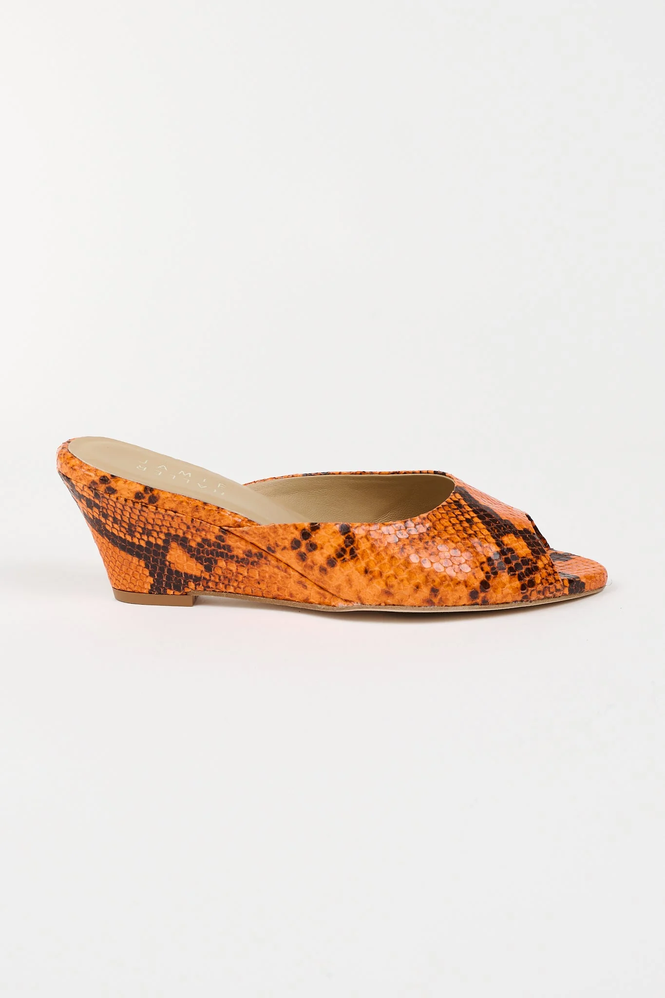 Jamie Haller - The Kit Slide in Aperol Python