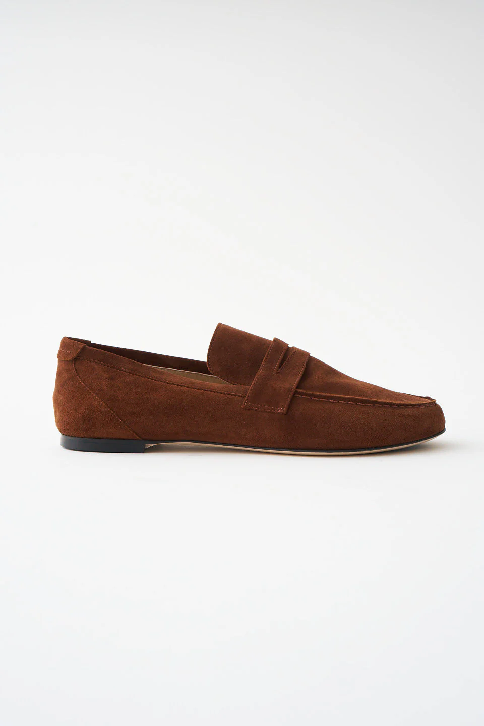 Jamie Haller - The Penny Loafer in Chocolate Suede - Image 3