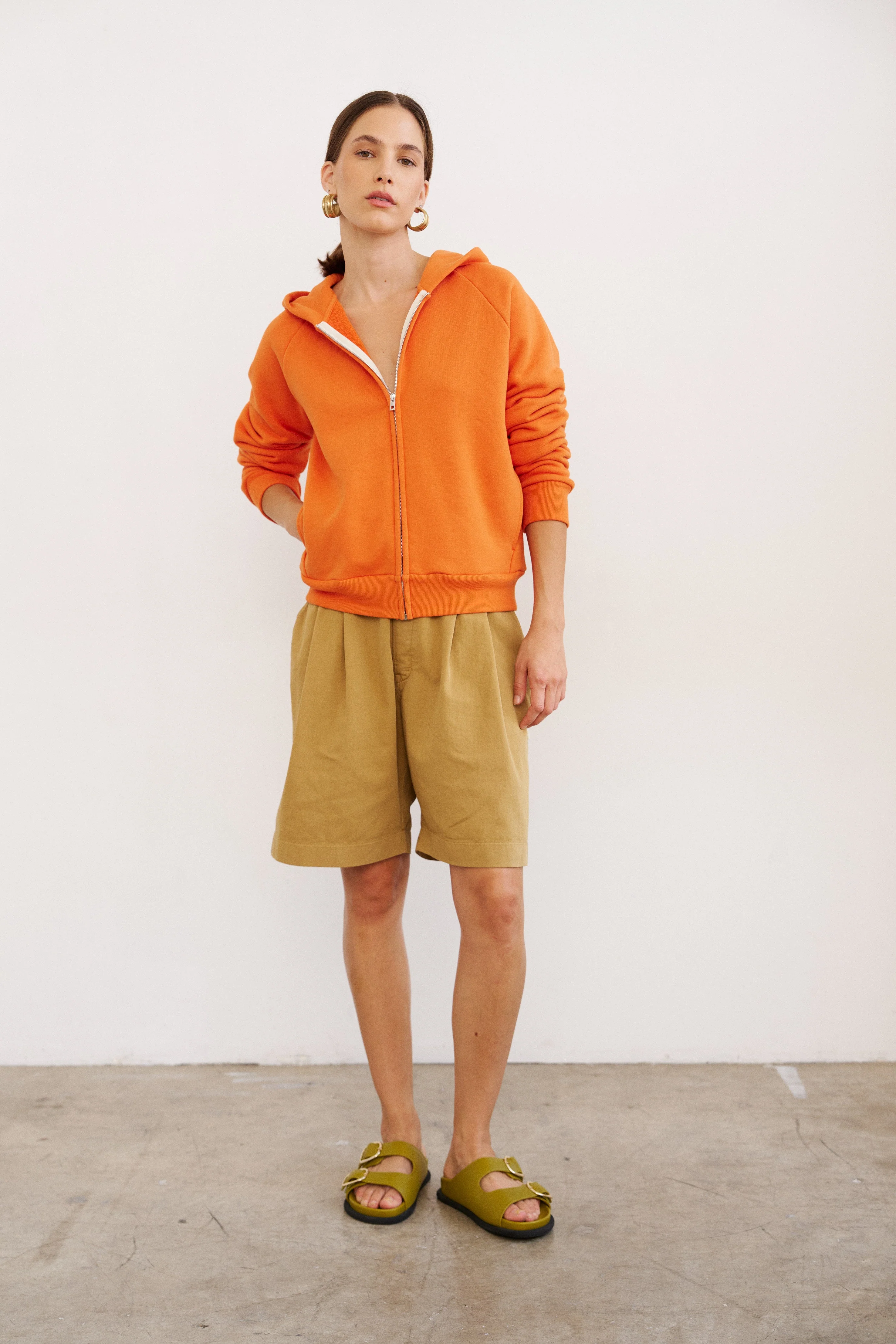 Jamie Haller - The Pleat Short in Tan - Image 13
