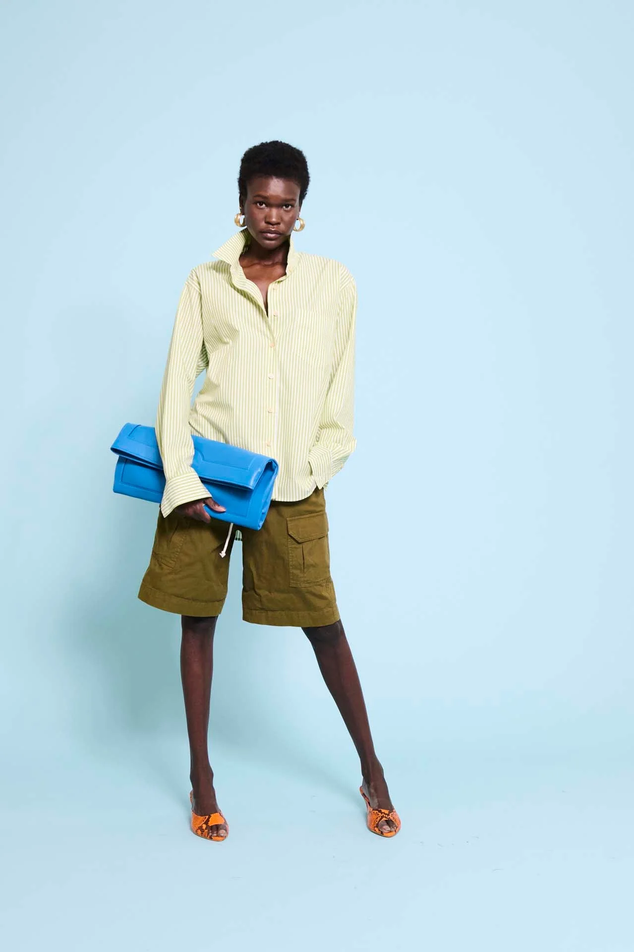 Jamie Haller - The Rope Tie Cargo Short in Khaki - Image 2