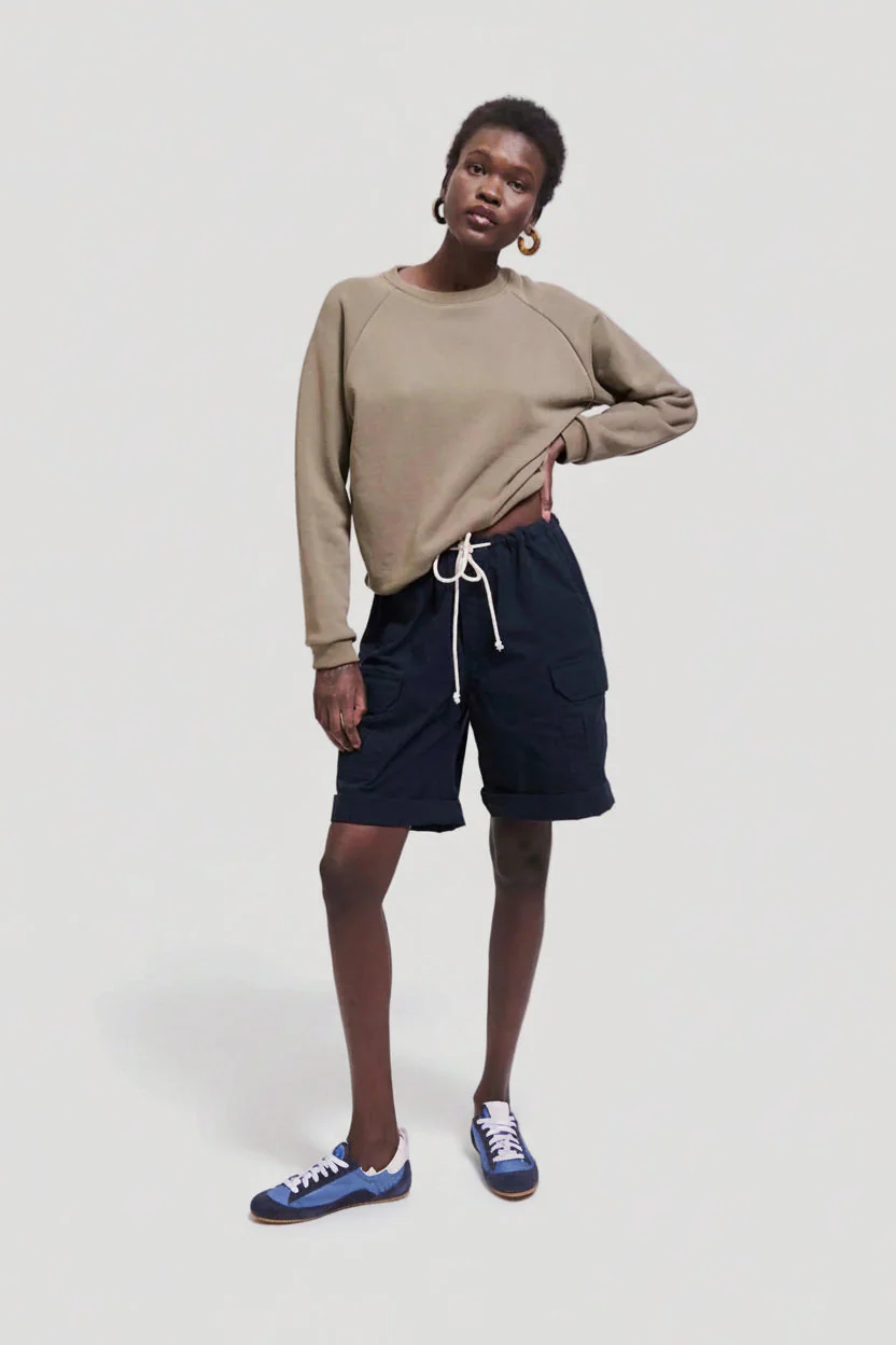 Jamie Haller - The Rope Tie Cargo Short in Navy - Image 3