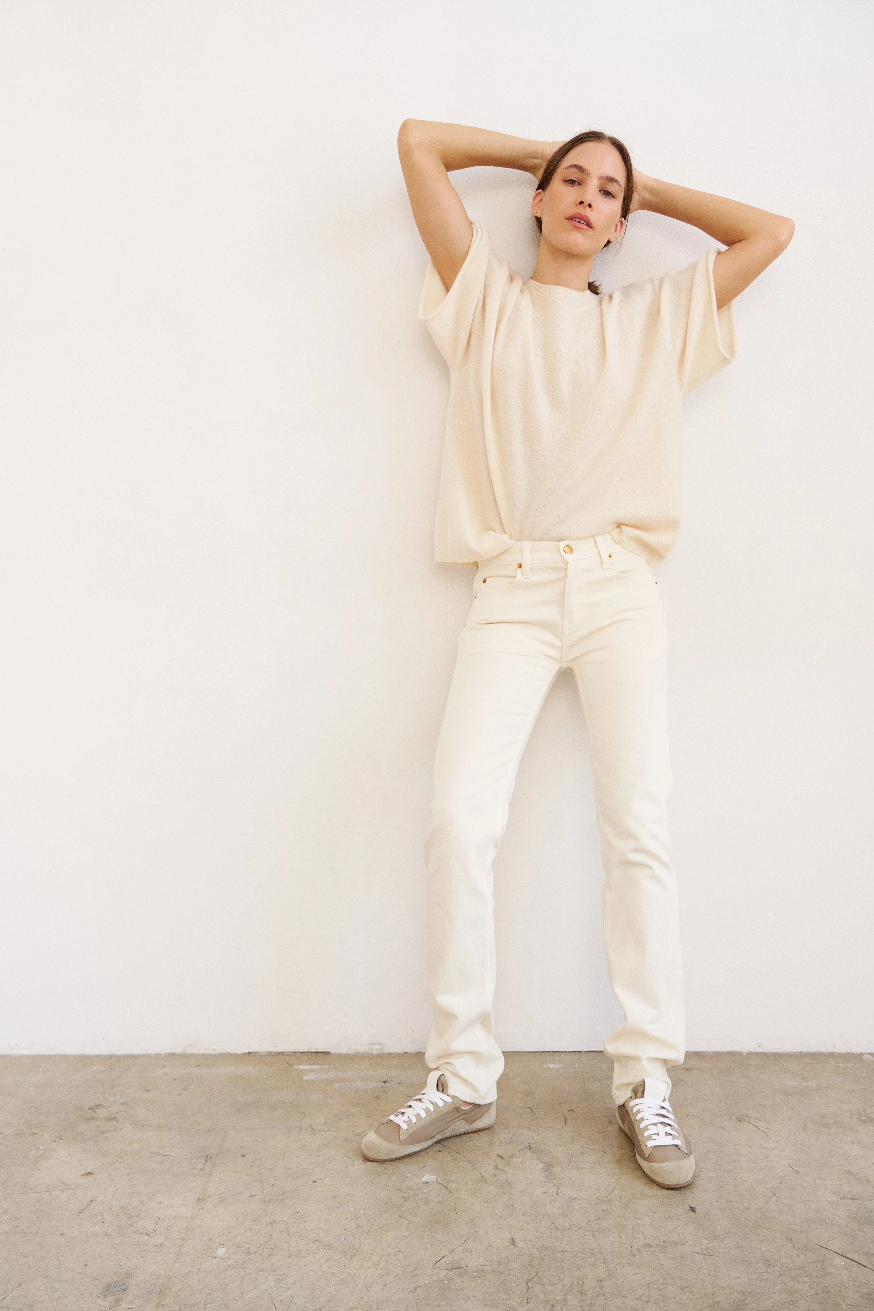 Jamie Haller - The Saccheto Sneaker in Taupe - Image 2