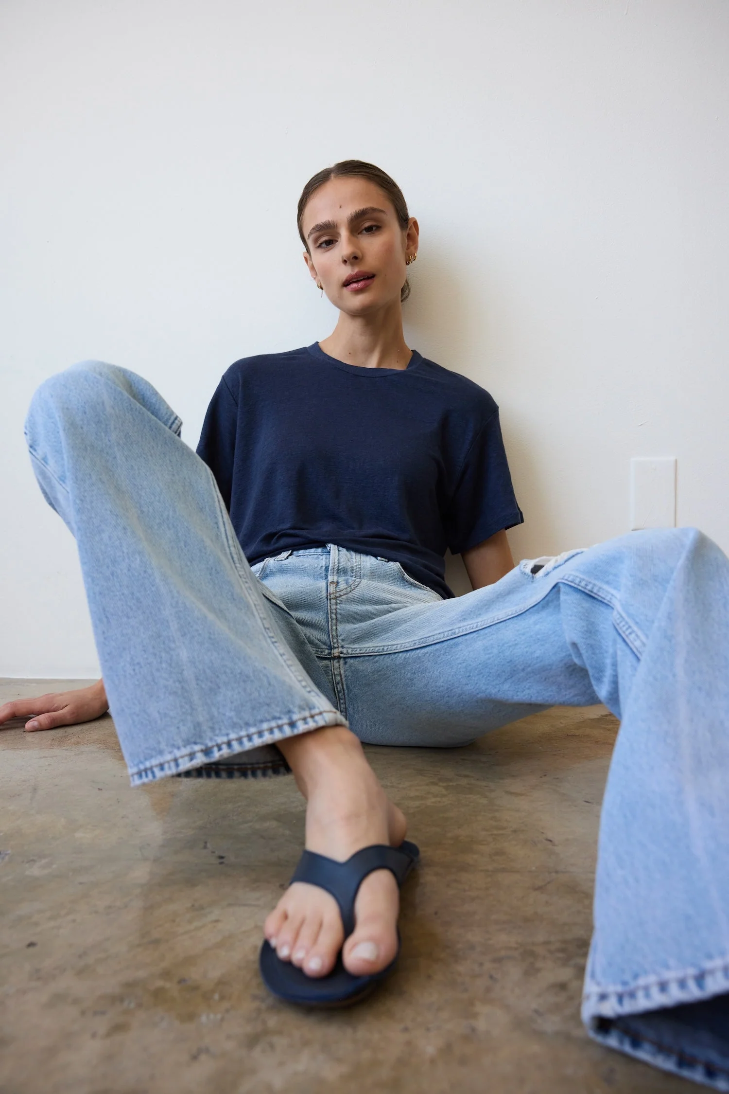 Jamie Haller - The San Diego Sandal in Navy - Image 7
