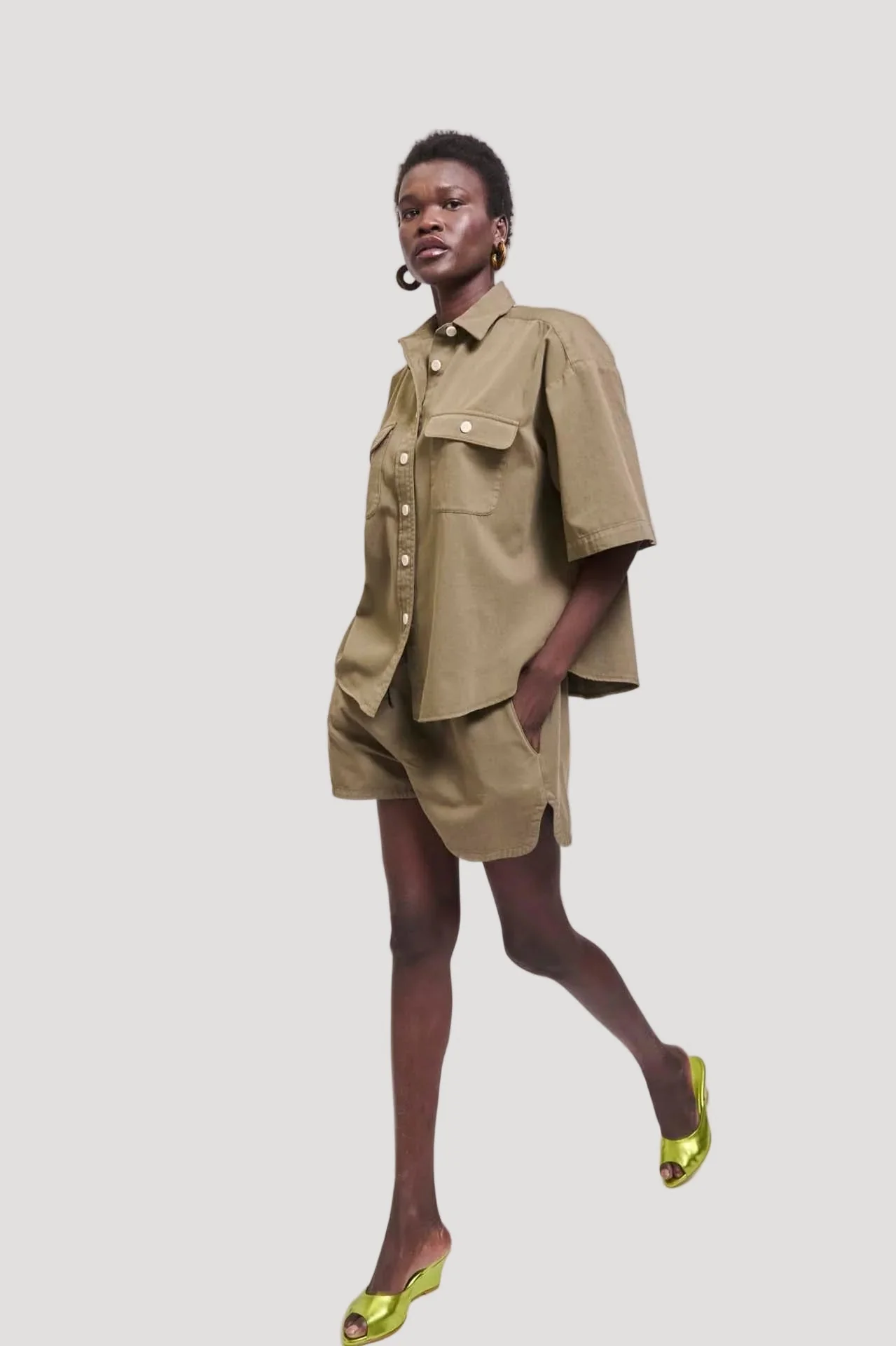 Jamie Haller - The Scout Shirt in Loden - Image 4