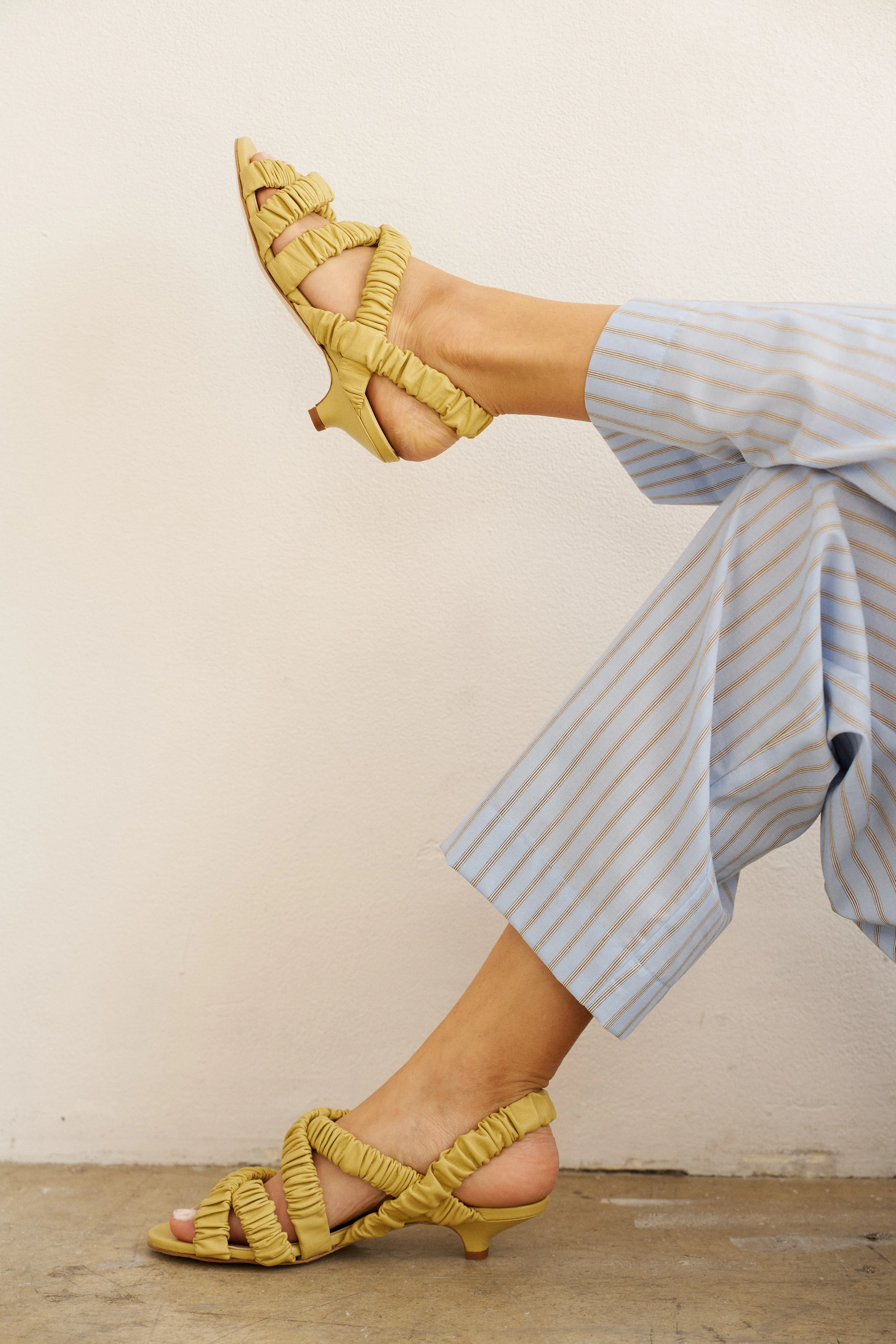 Jamie Haller - The Scrunchie Heel in Butter - Image 2