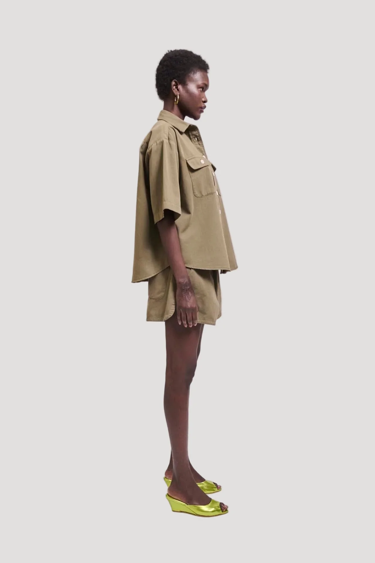 Jamie Haller - The Track Short in Loden - Image 7