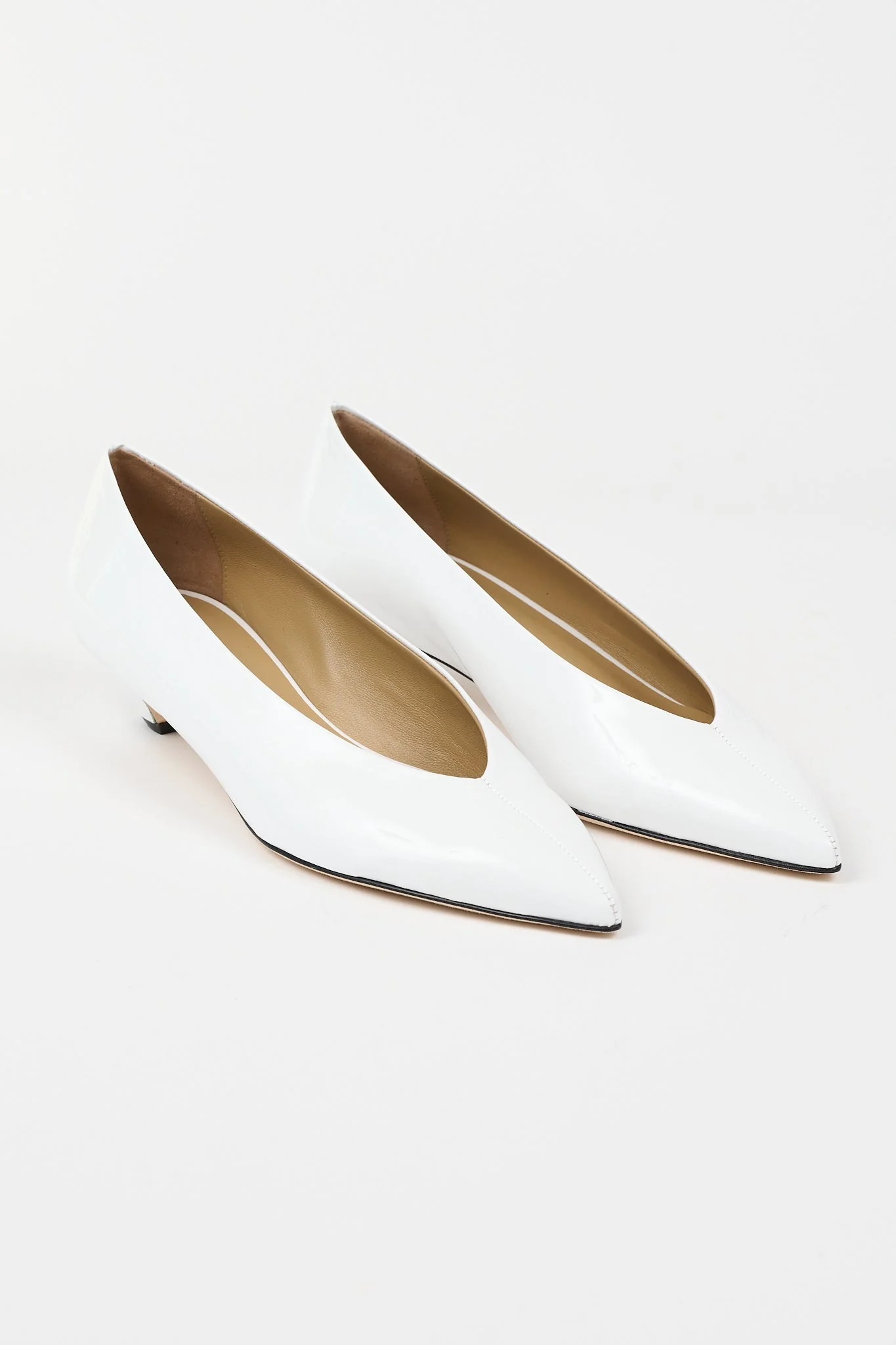 Jamie Haller - The Trap Pump in White Patent - Image 4
