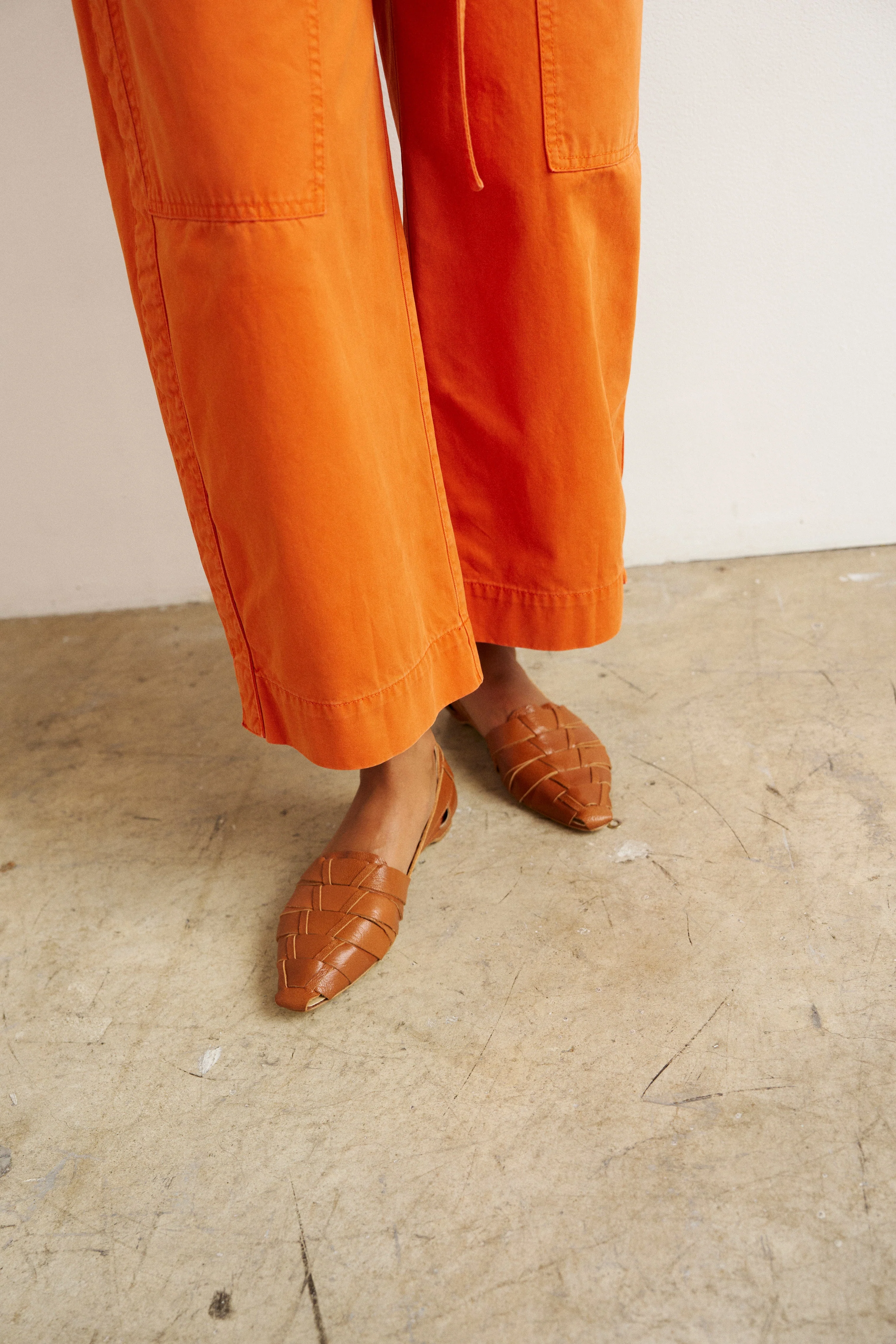 Jamie Haller - The Weave Slip On in Cognac - Image 7