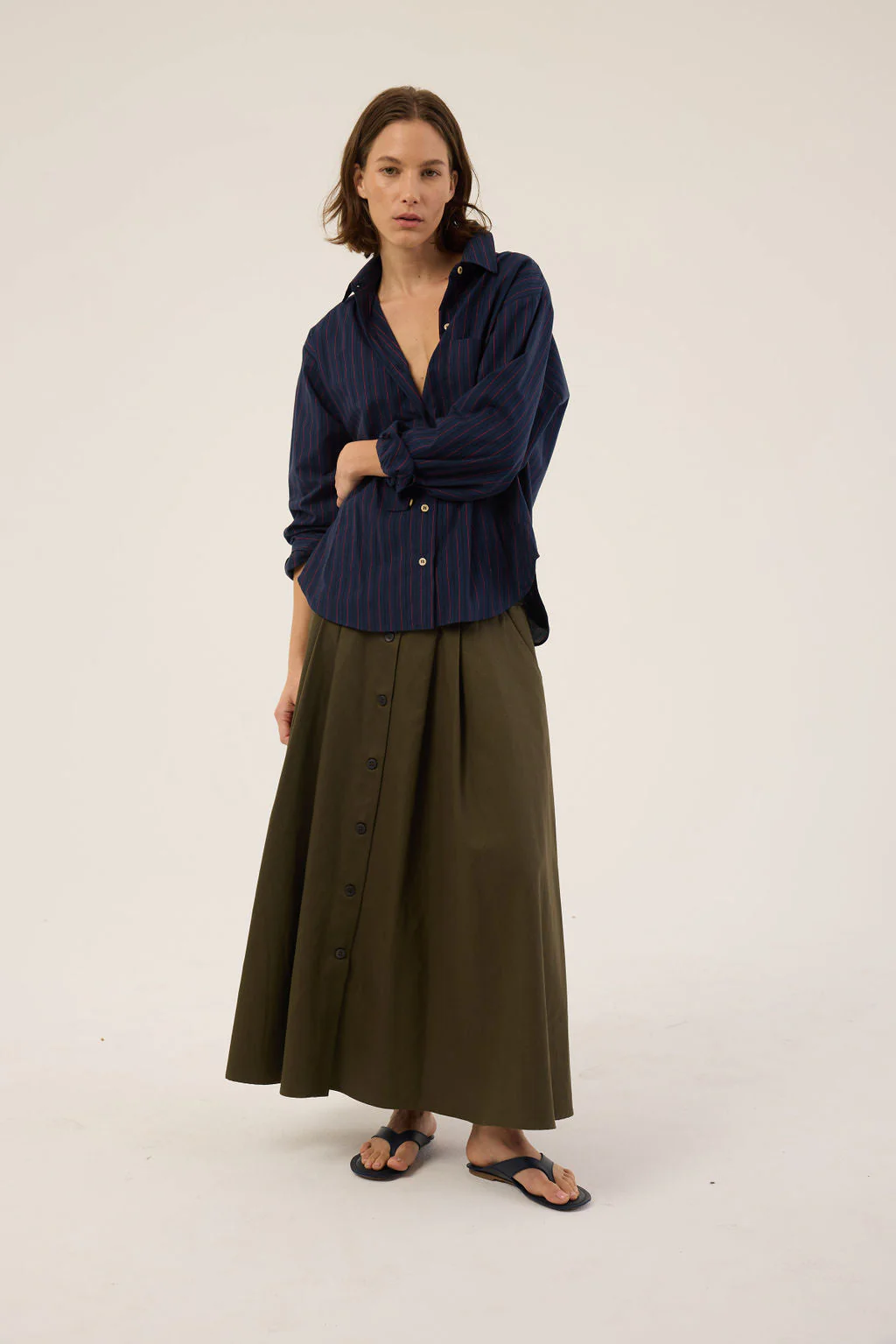 Jamie Haller - The Weekend Shirt in Blue Red - Image 11