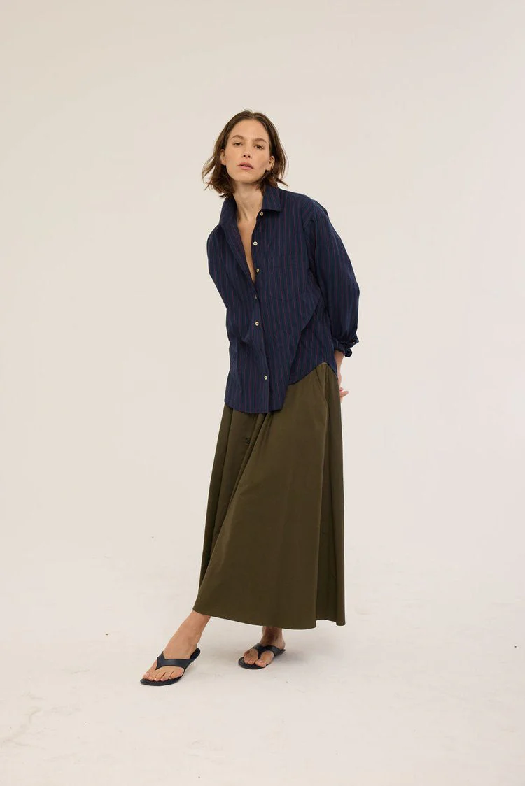 Jamie Haller - The Weekend Shirt in Blue Red - Image 12