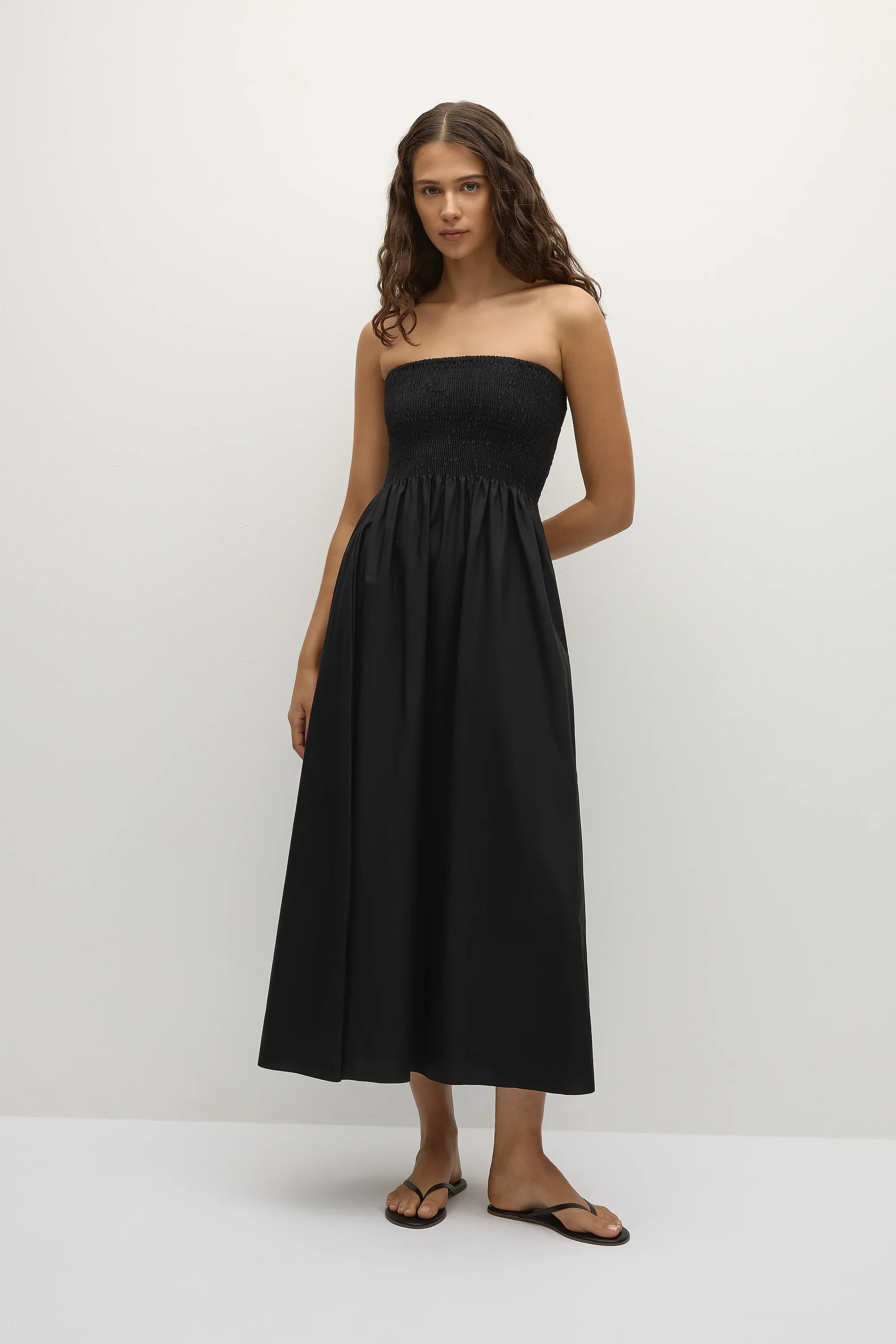 Faithfull - Jamie Midi Dress Black