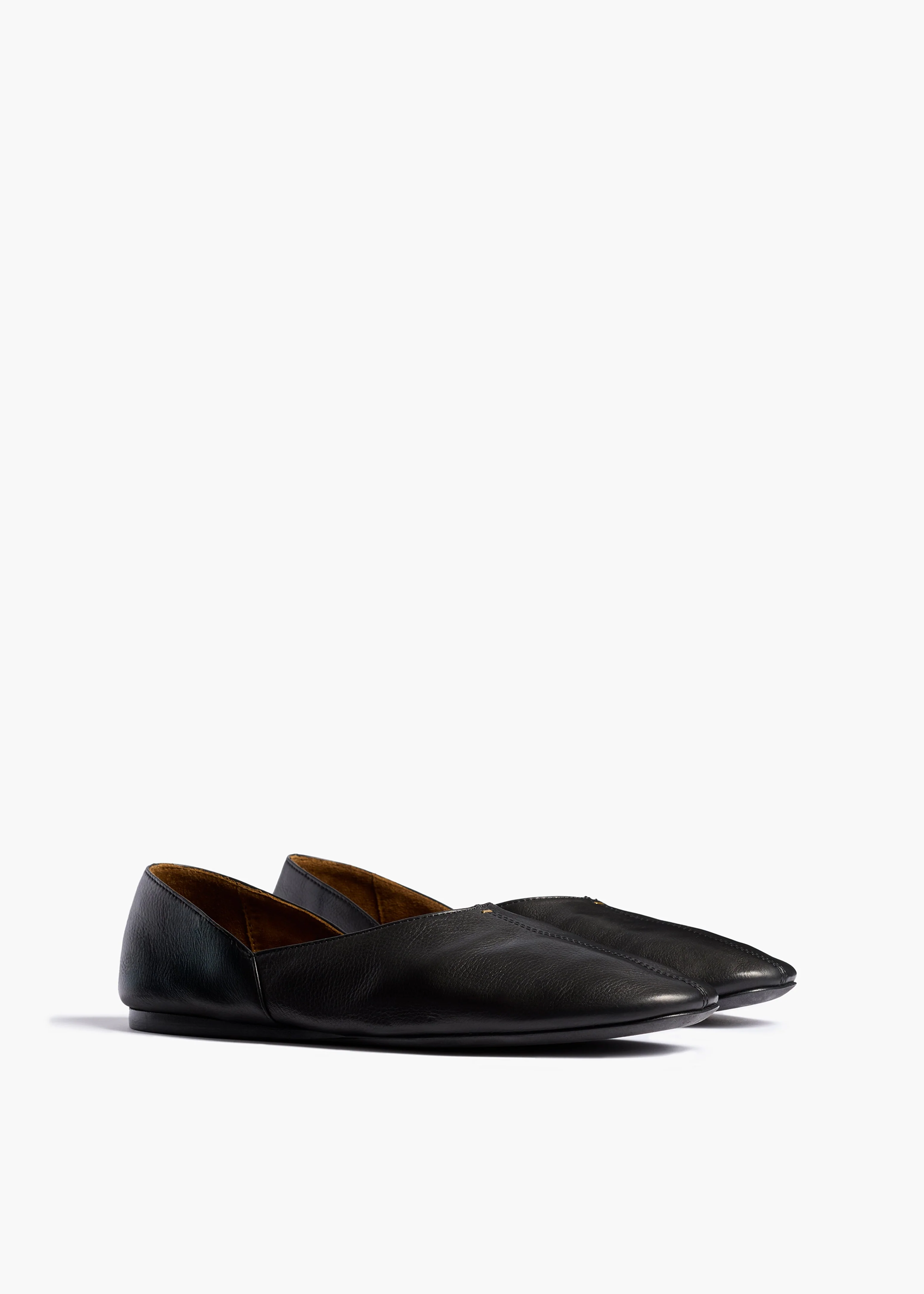 Khaite - Jane Flat in Black Leather - Image 2