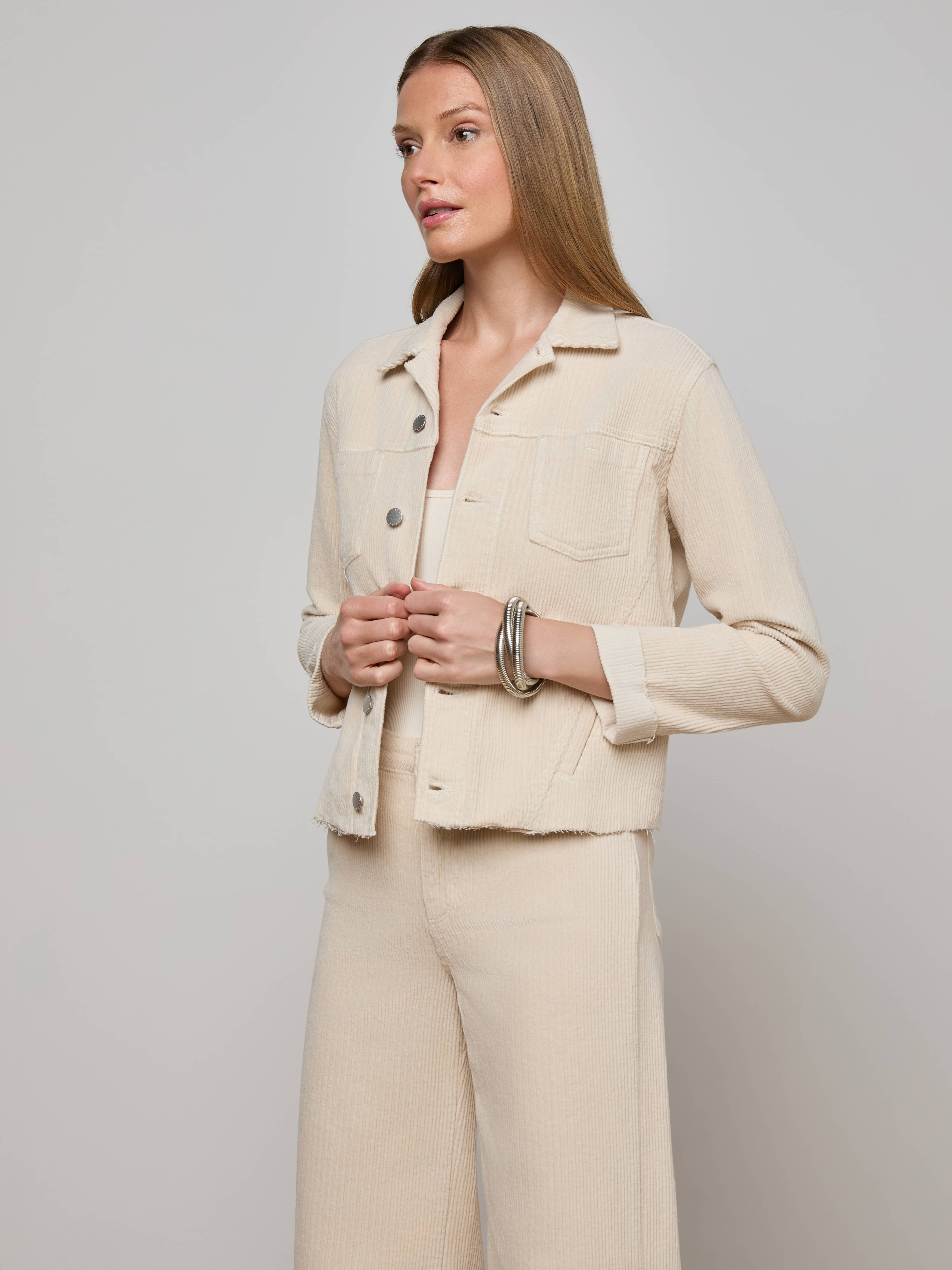 L'AGENCE - Janelle Corduroy Jacket - Image 2
