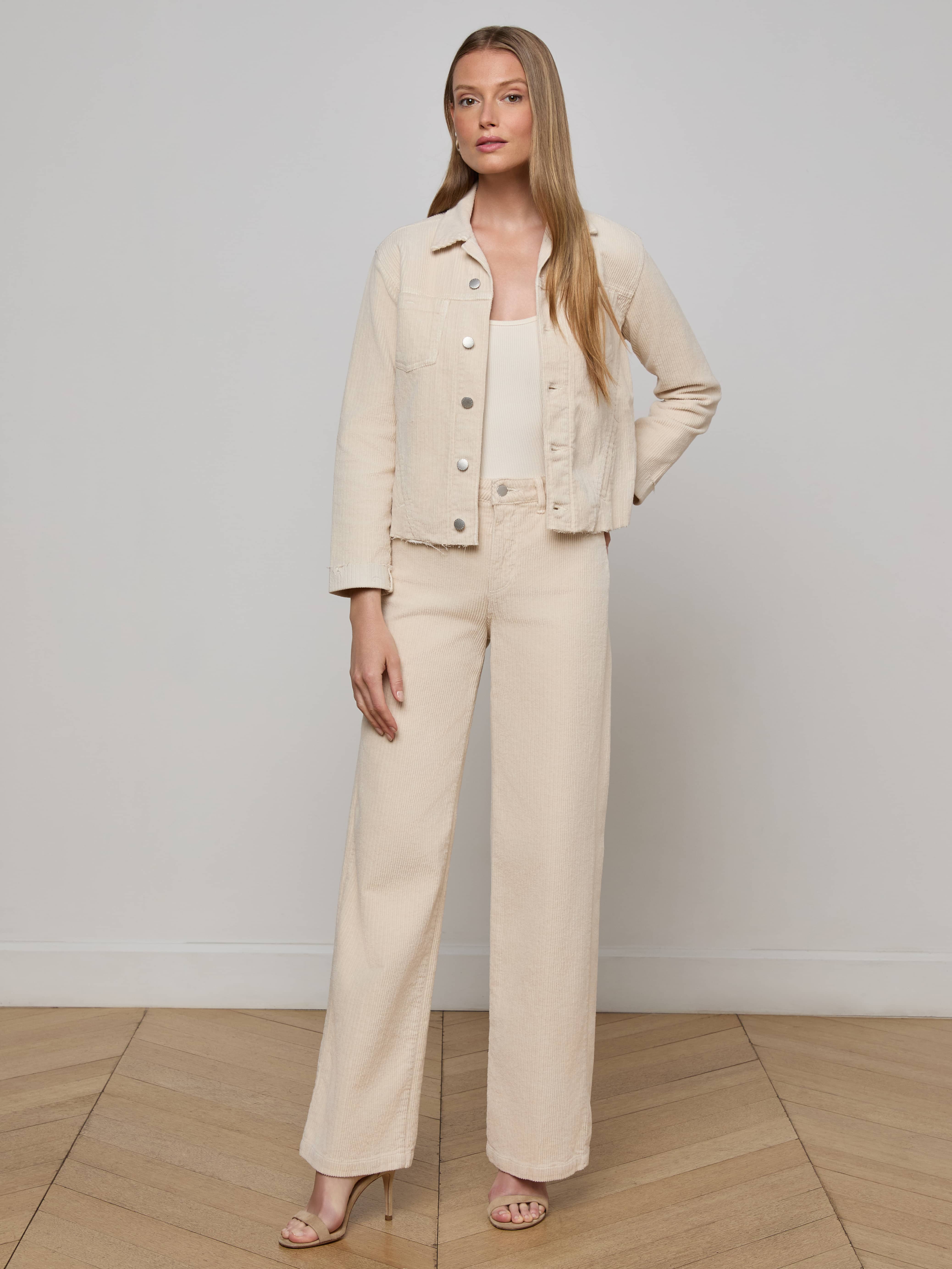 L'AGENCE - Janelle Corduroy Jacket - Image 3