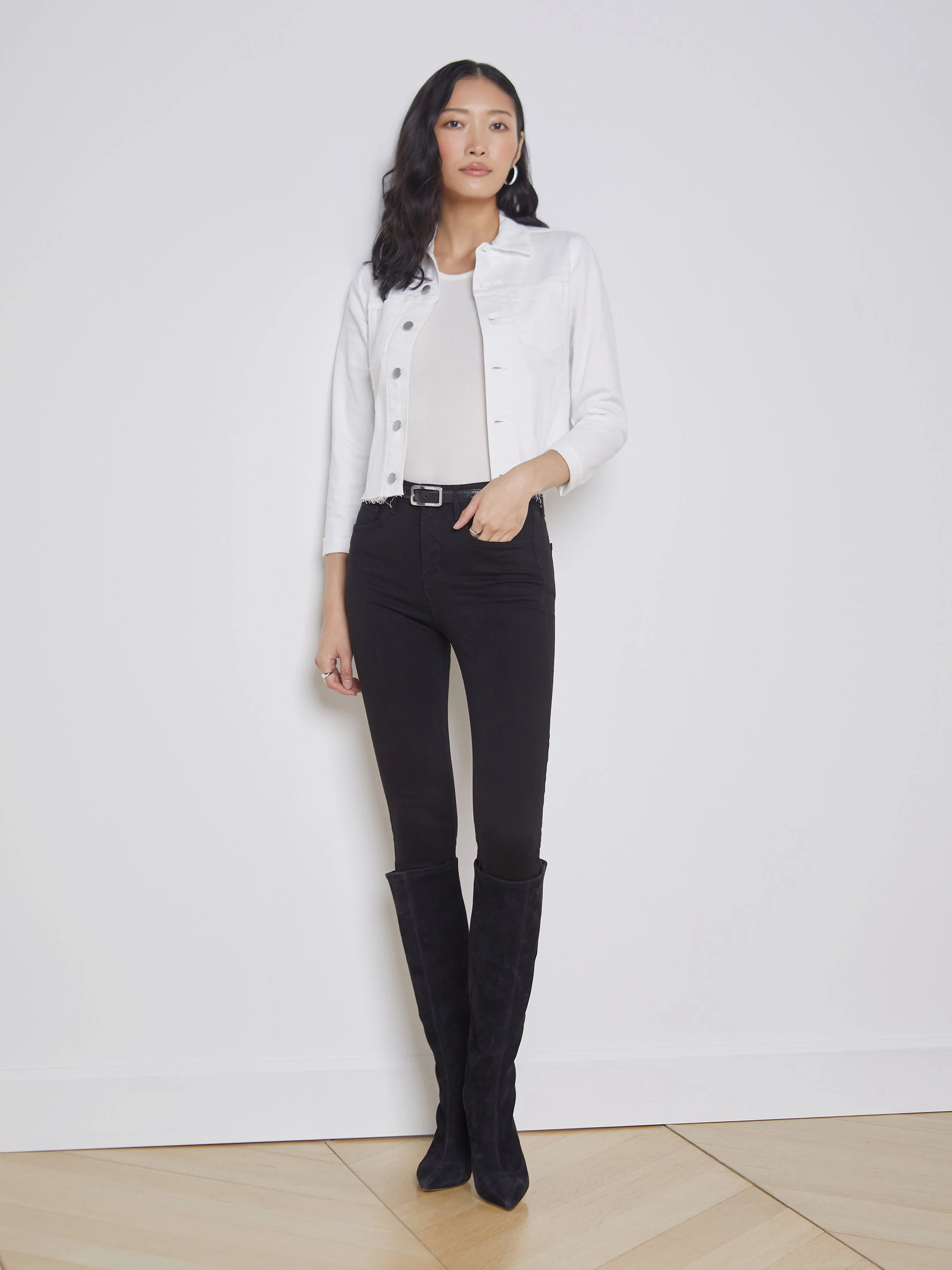 L'AGENCE - Janelle Jean Jacket - Image 7