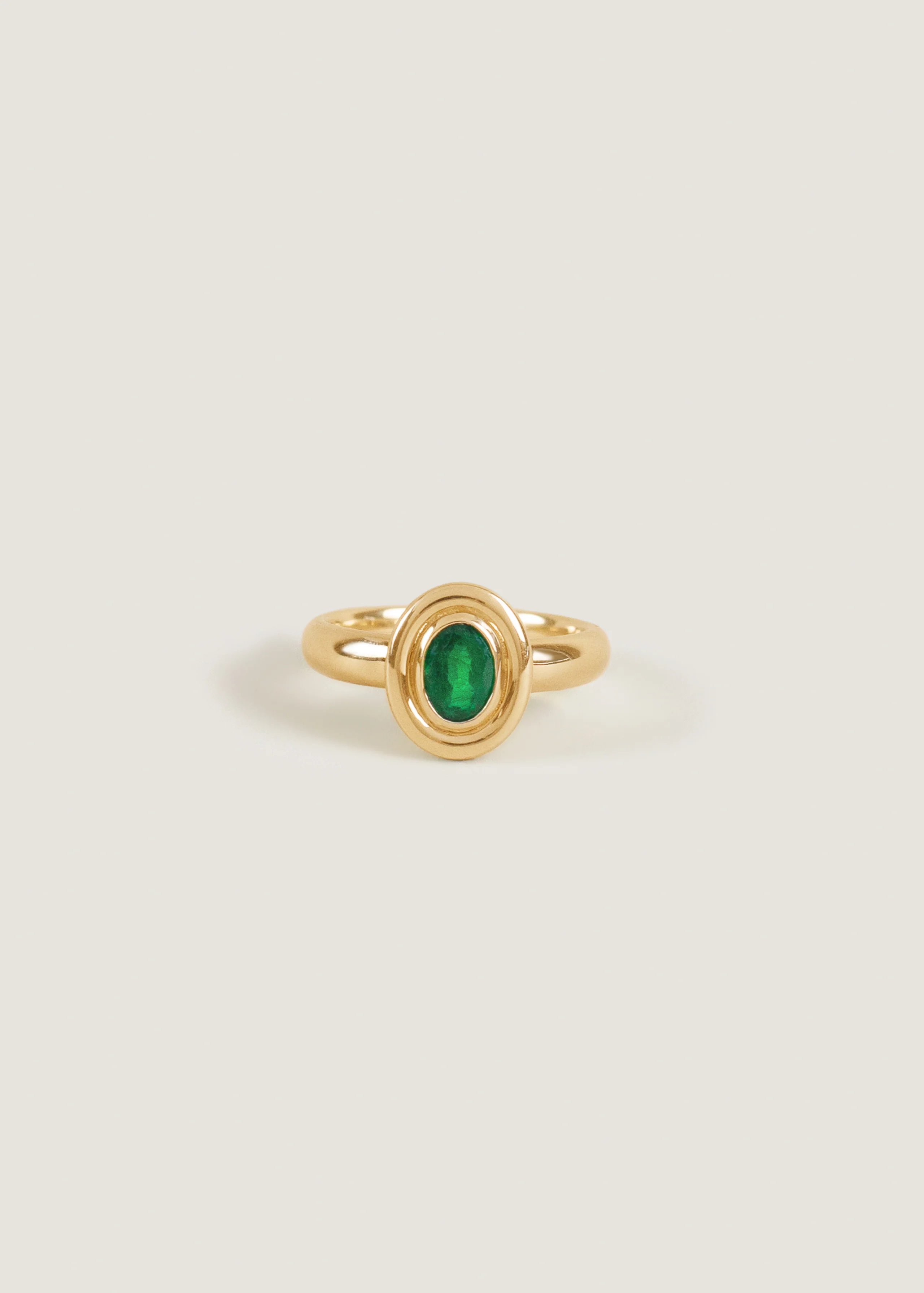 Kinn - Jardin Oval Ring Emerald