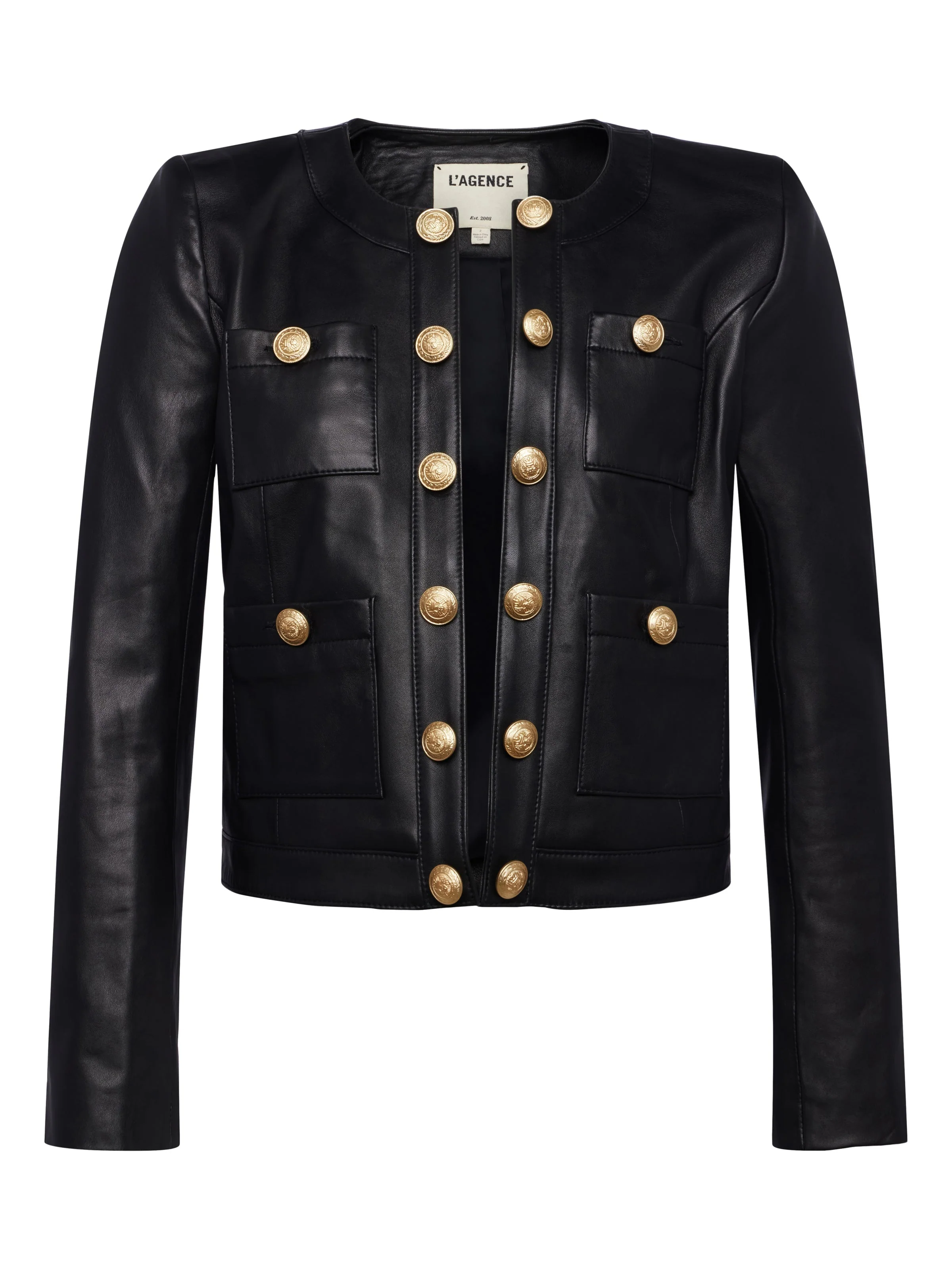 L'AGENCE - Jayde Leather Jacket - Image 5