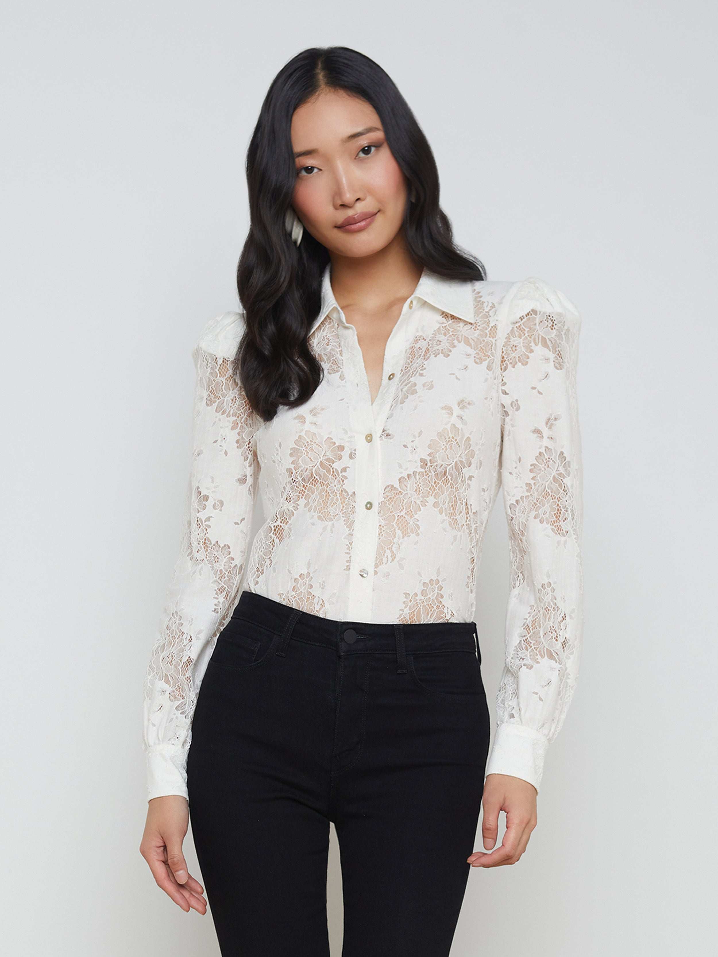 L'AGENCE - Jenica Lace Blouse