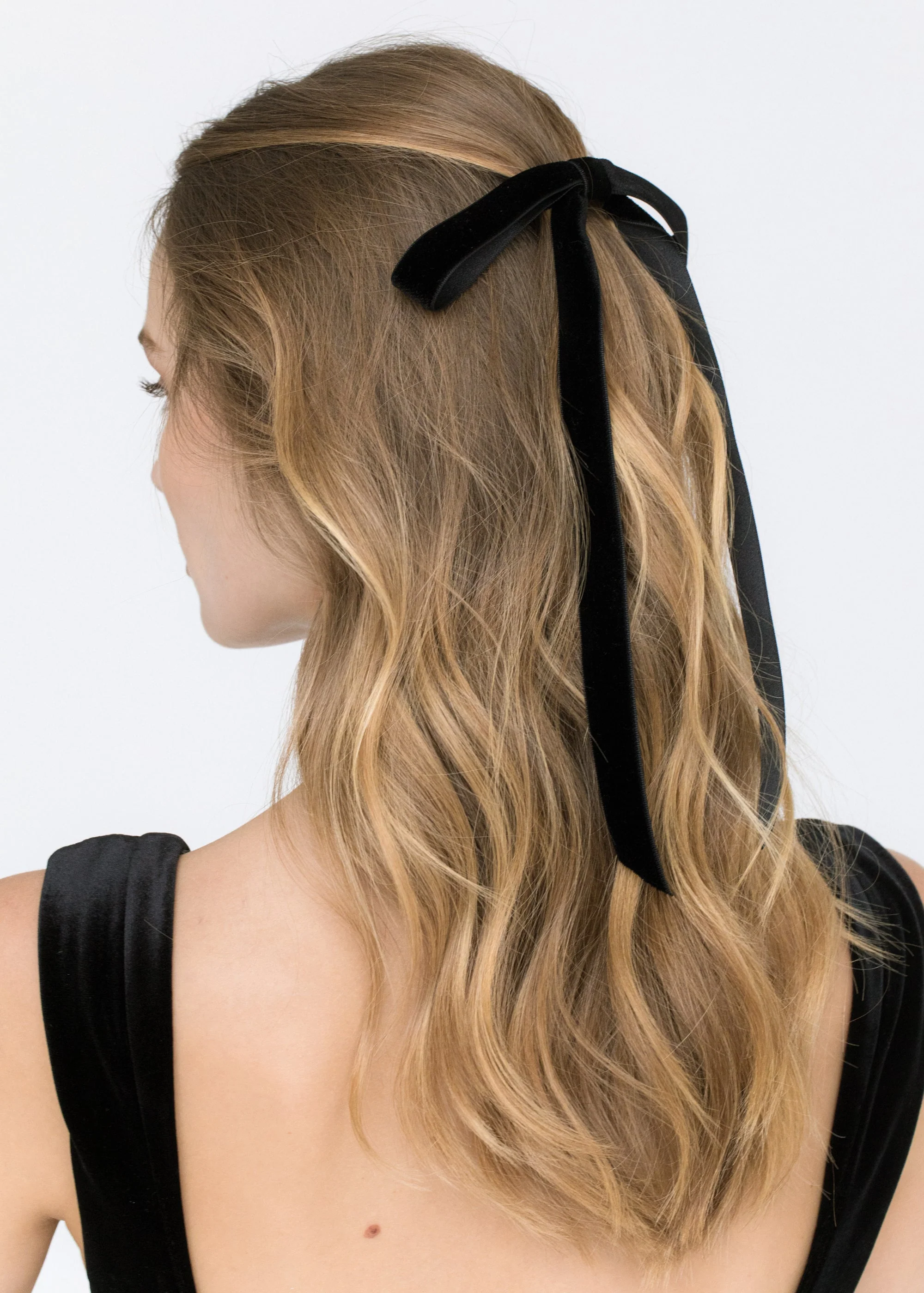 Jennifer Behr - Aida Velvet Bow Barrette - Image 2