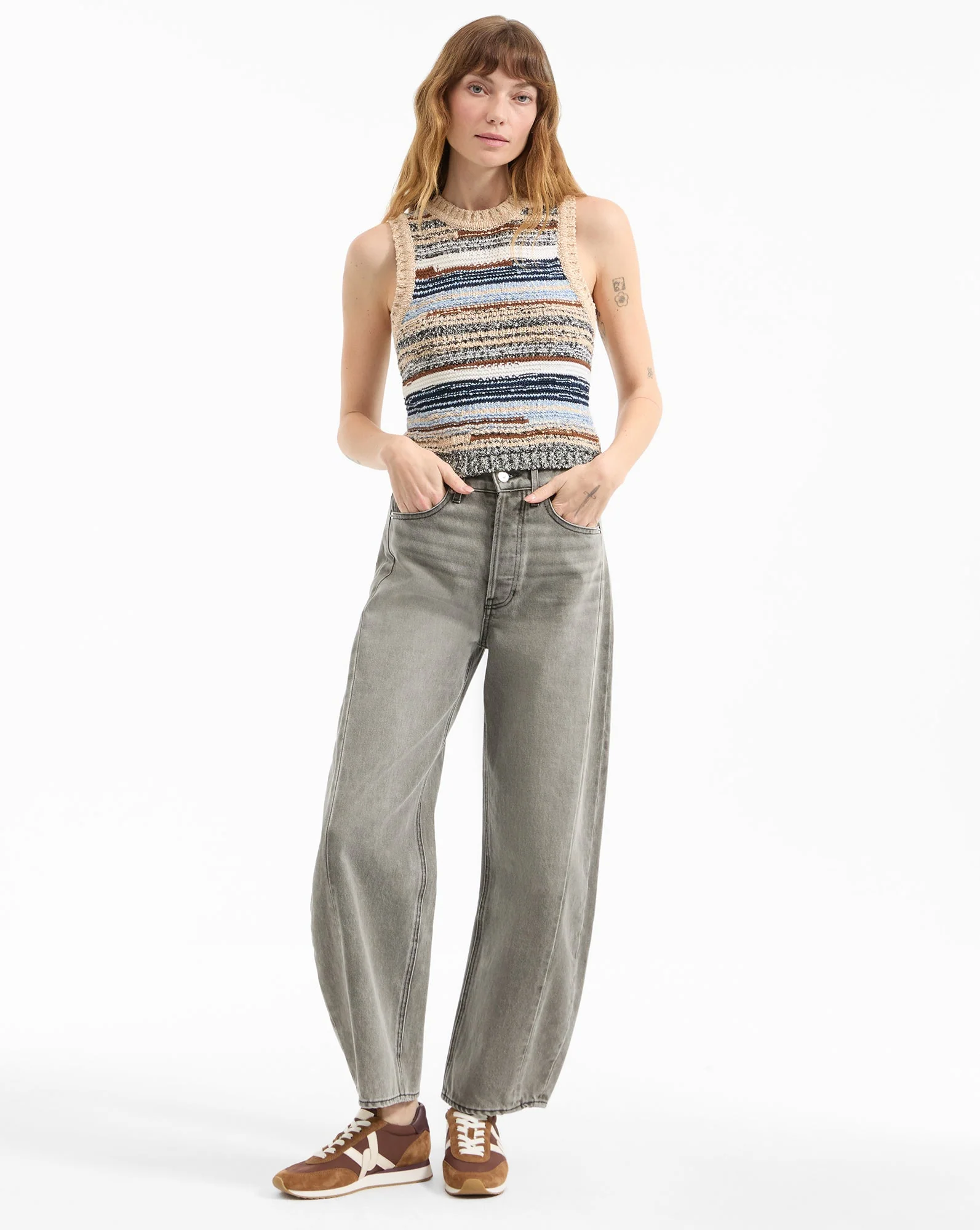 Veronica Beard - Jerrel Wool - Blend Cropped Tank Top - Image 2