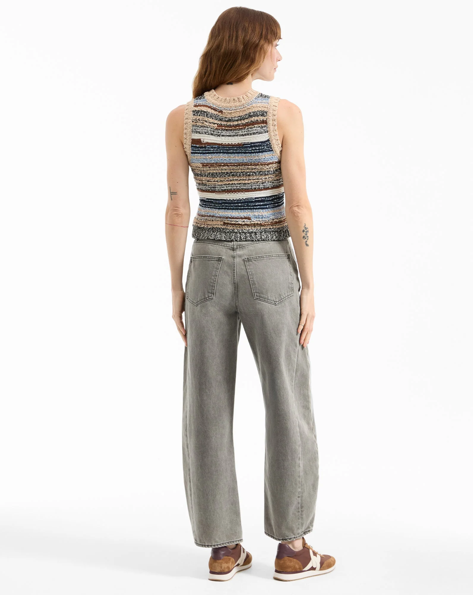 Veronica Beard - Jerrel Wool - Blend Cropped Tank Top - Image 4