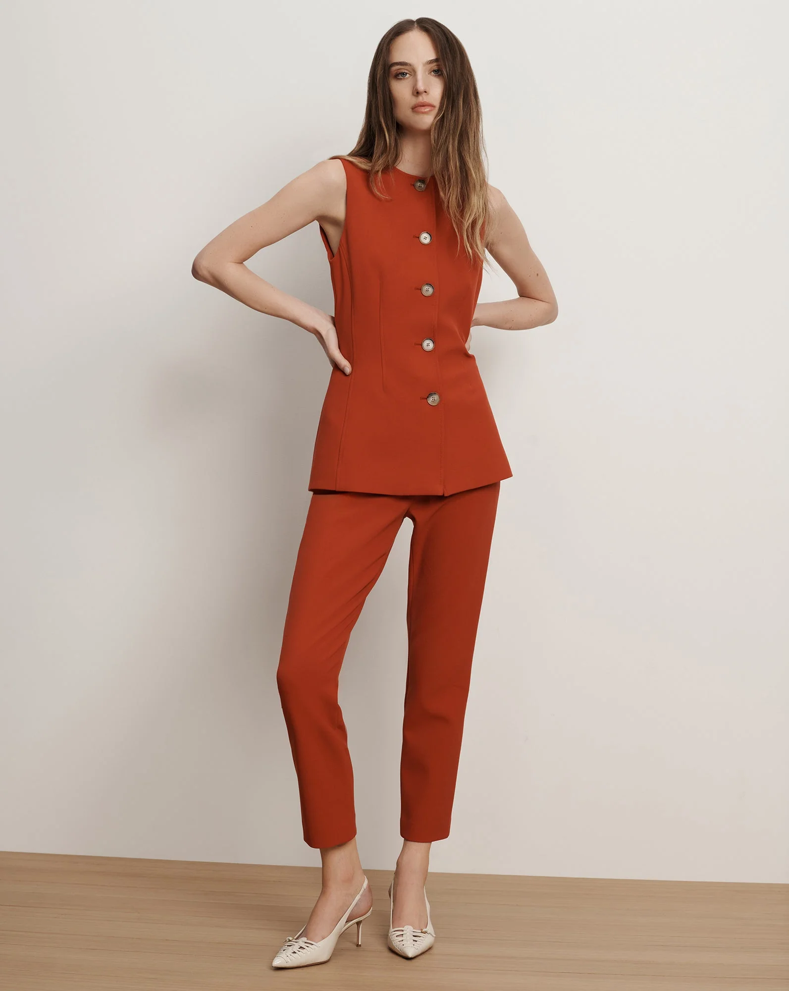 Veronica Beard - Jessup Tailored Vest - Image 2