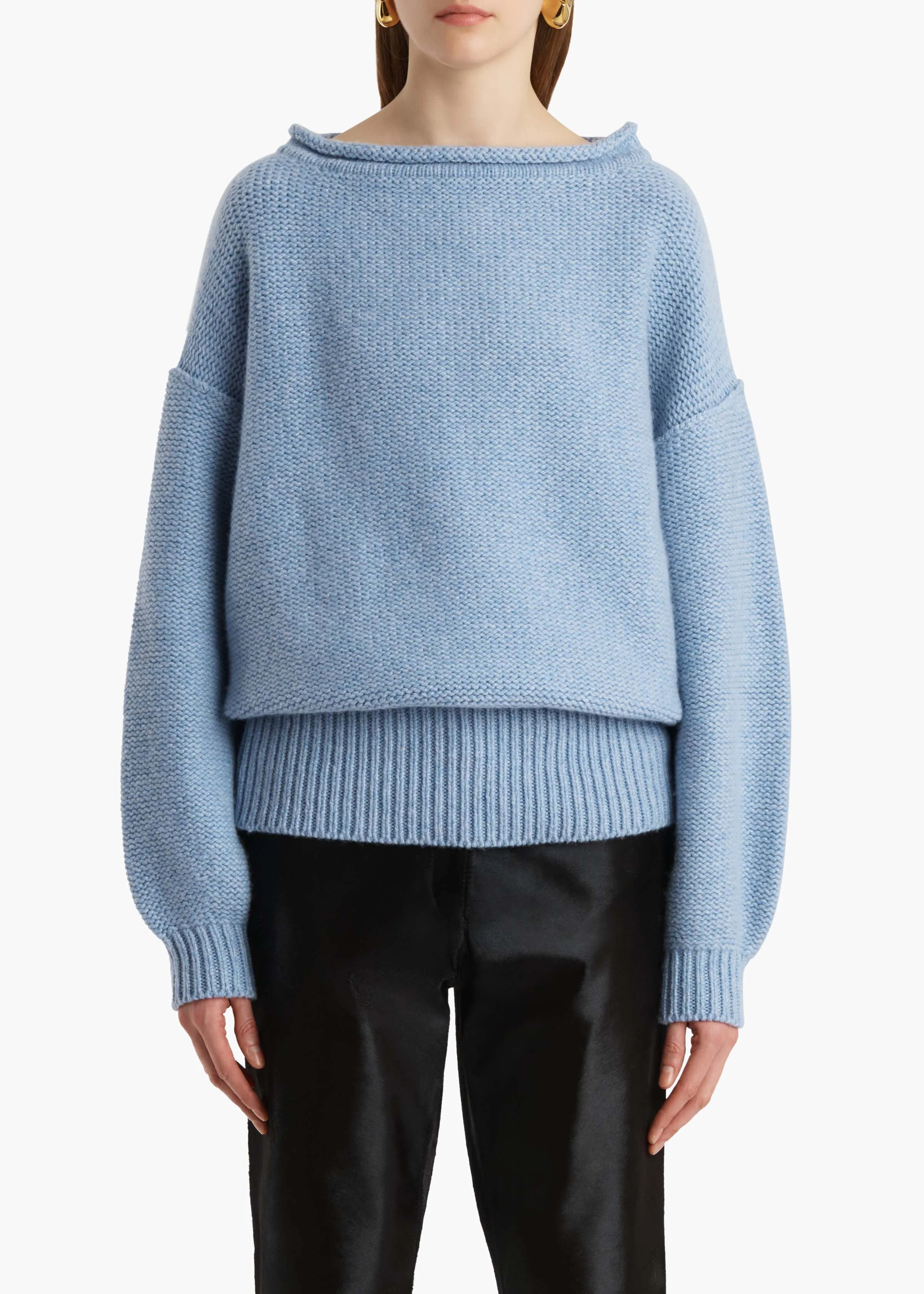 Khaite - Jonte Sweater in Polar - Image 3