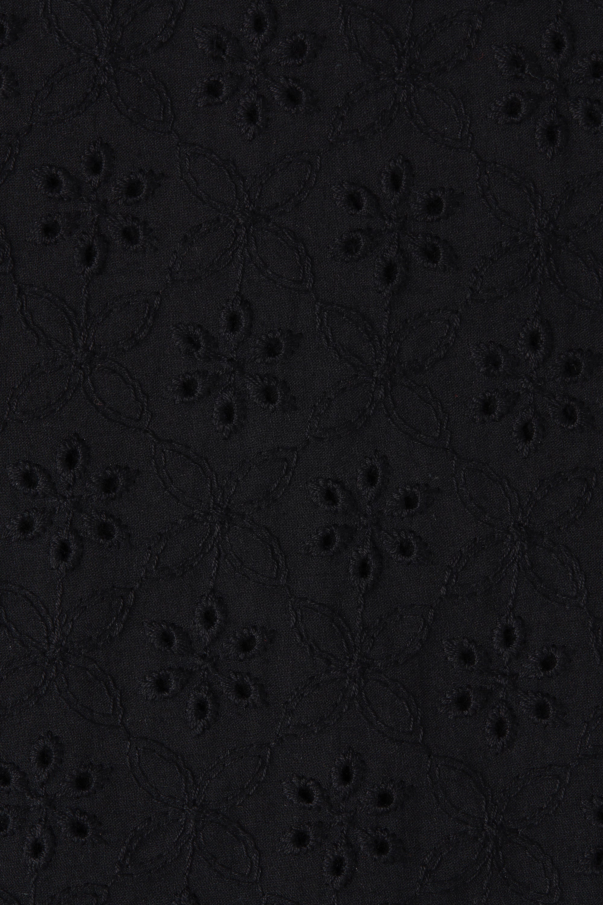 Faithfull - Juana Mini Dress Valentina Broderie Black - Image 5