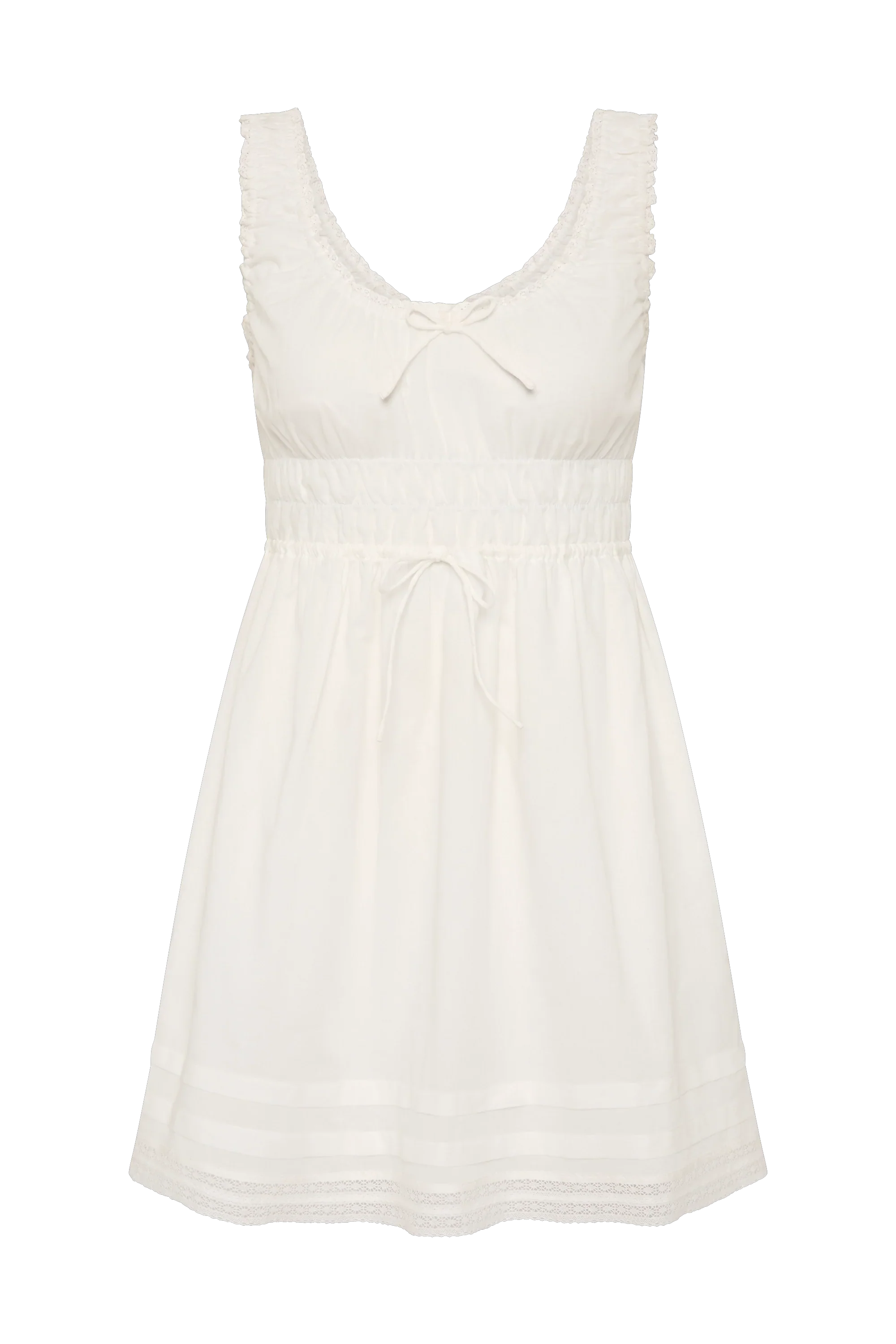 Faithfull - Juliet Mini Dress White - Image 7