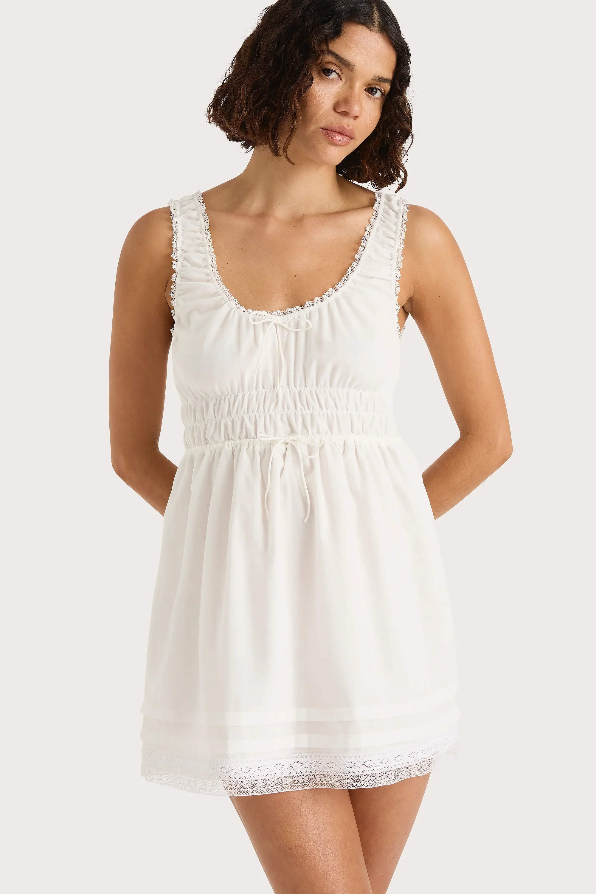 Faithfull - Juliet Mini Dress White - Final Sale - Image 6