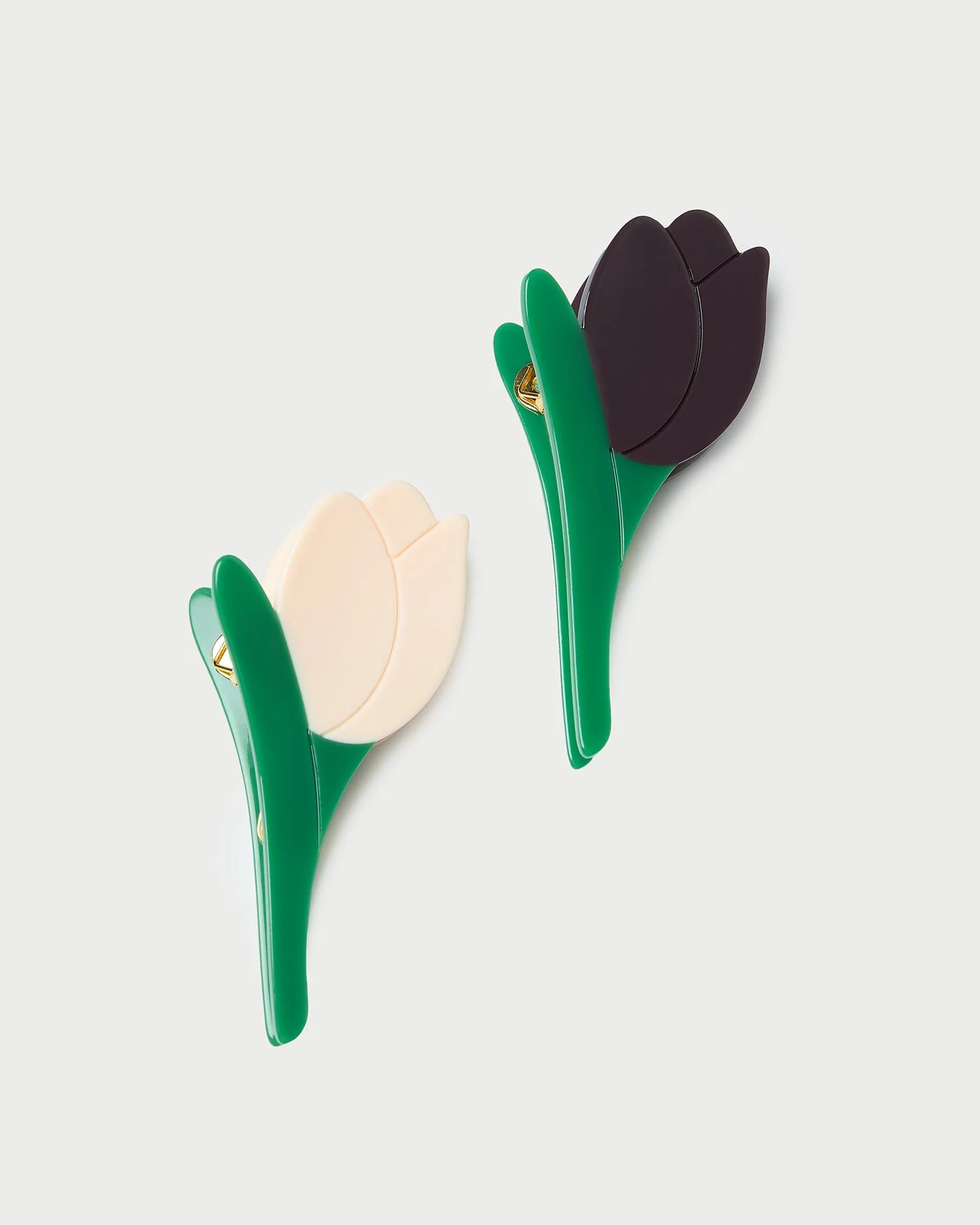 Loeffler Randall - Juniper Maroon/Butter Tulip Clip Set