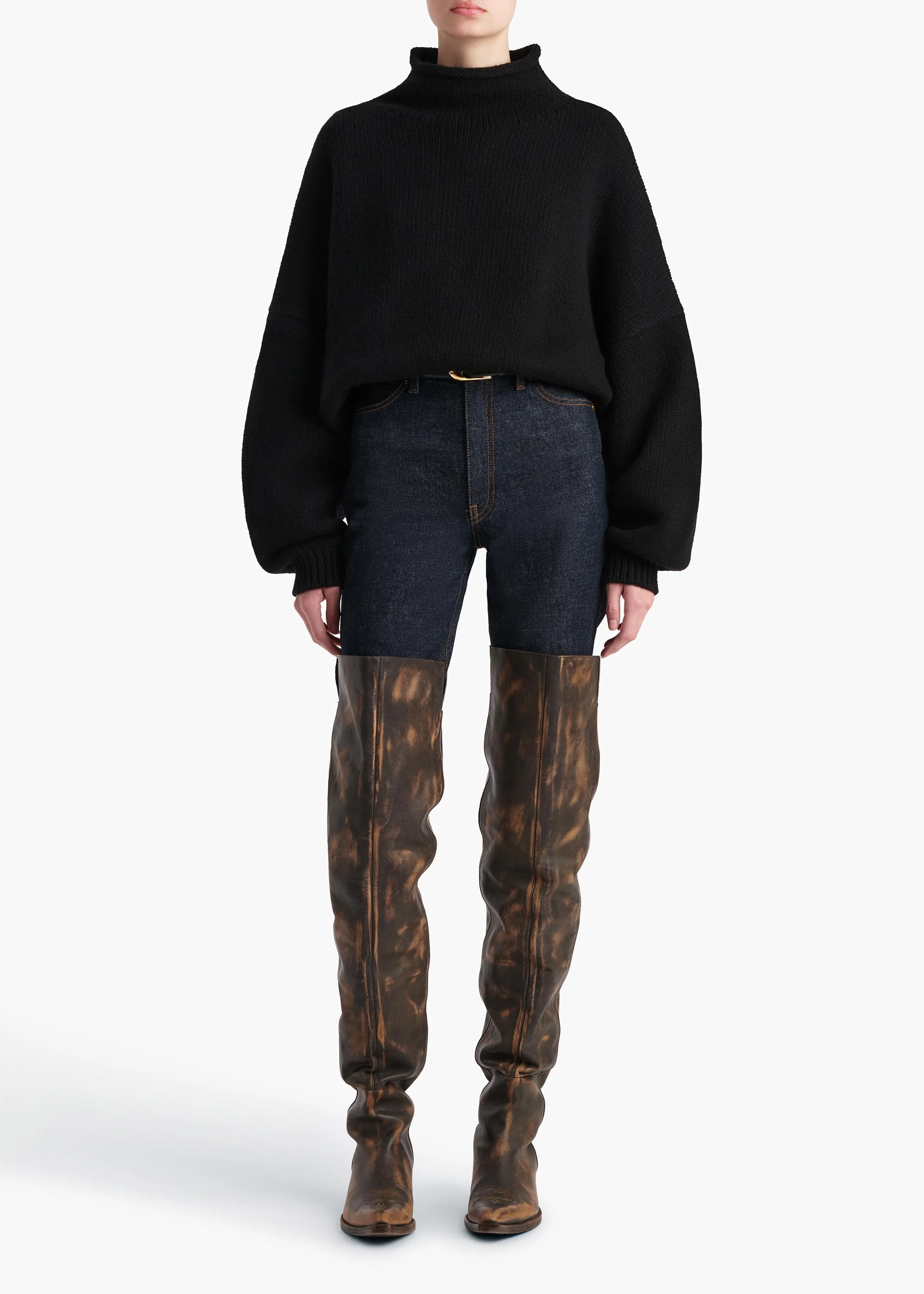 Khaite - Juniper Sweater in Black - Image 2