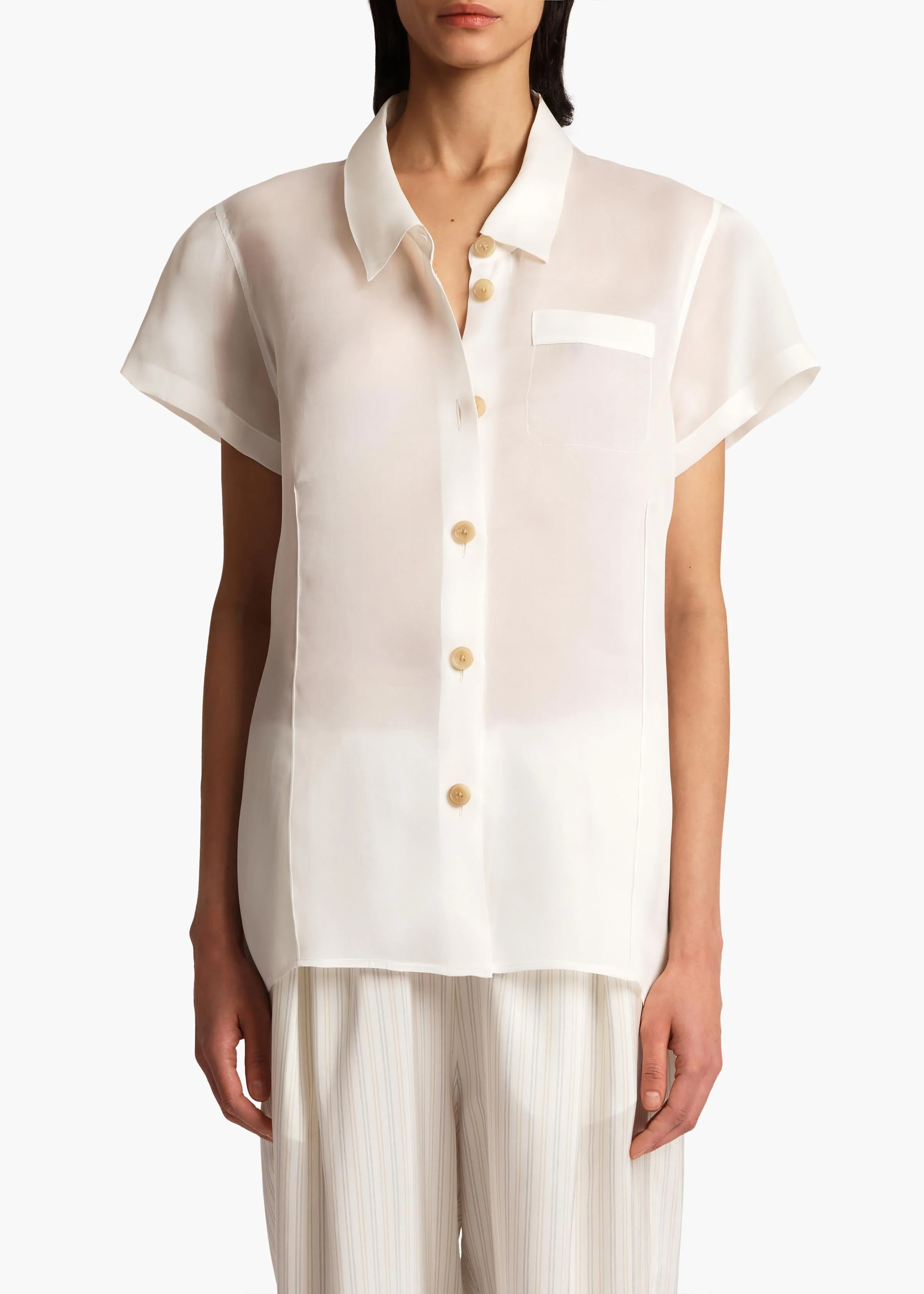 Khaite - Keefe Top in Chalk - Image 10