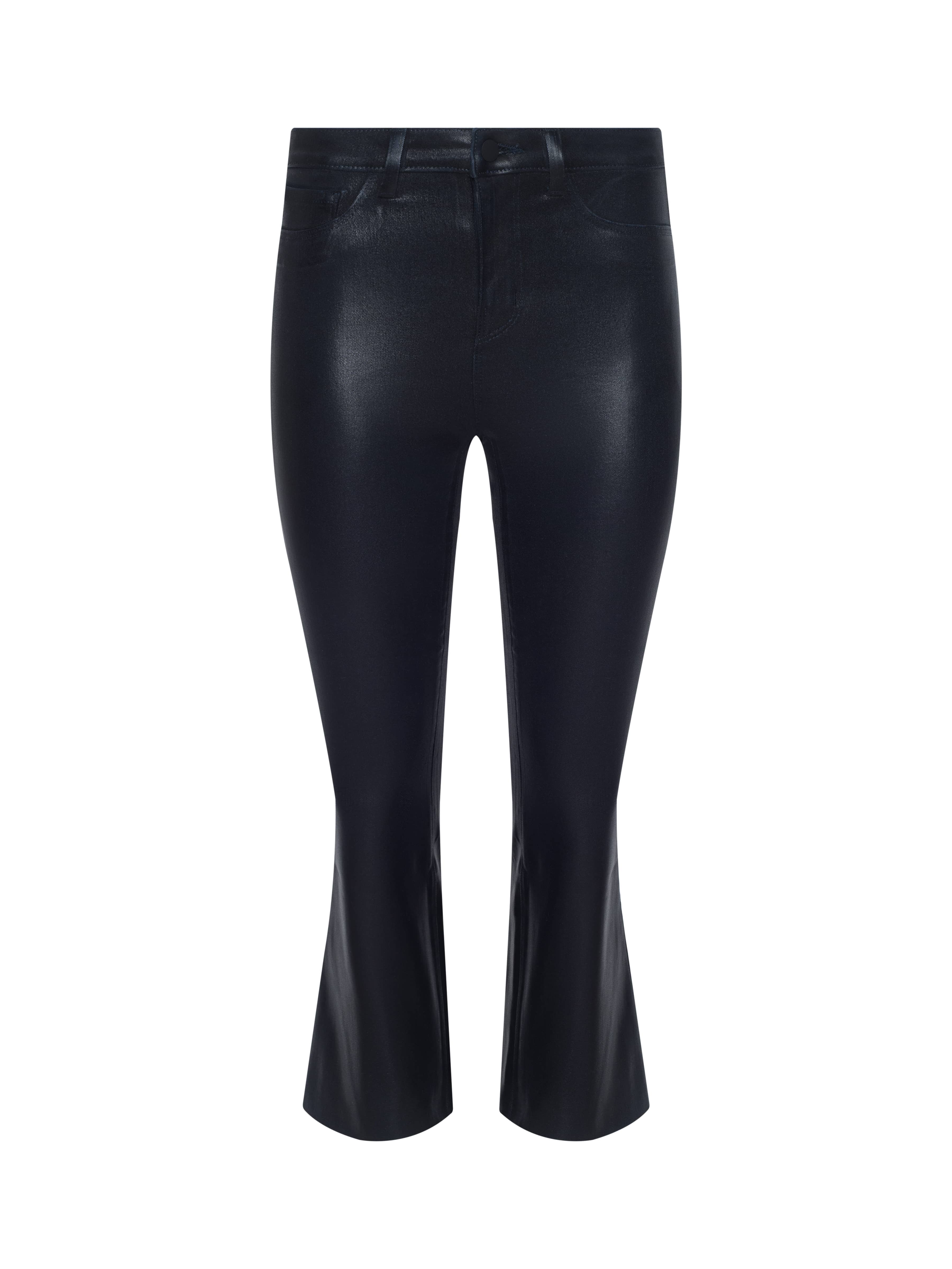 L'AGENCE - Kendra Coated Cropped Flare Jean - Image 12