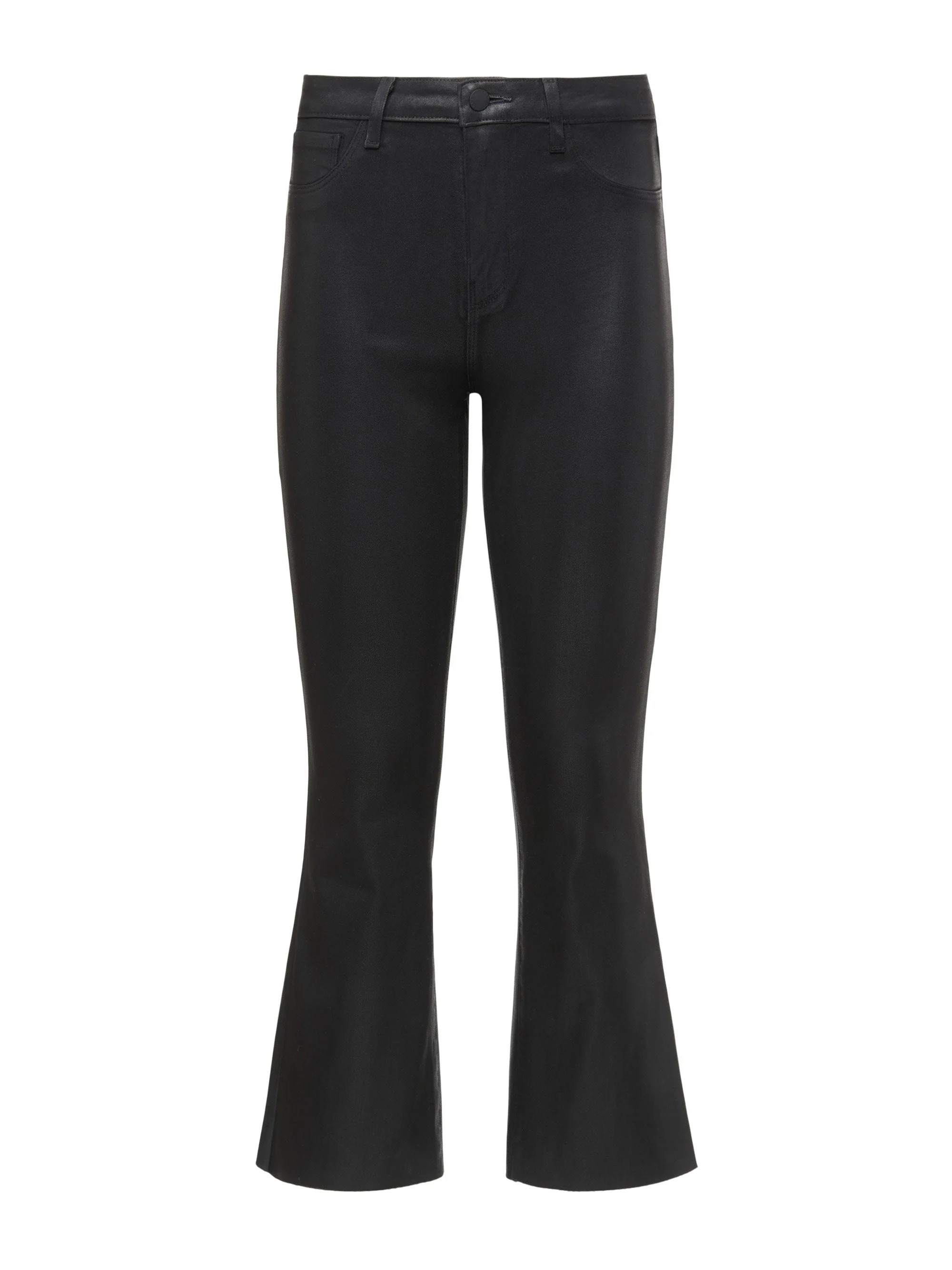 L'AGENCE - Kendra Coated Cropped Flare Jean - Image 5