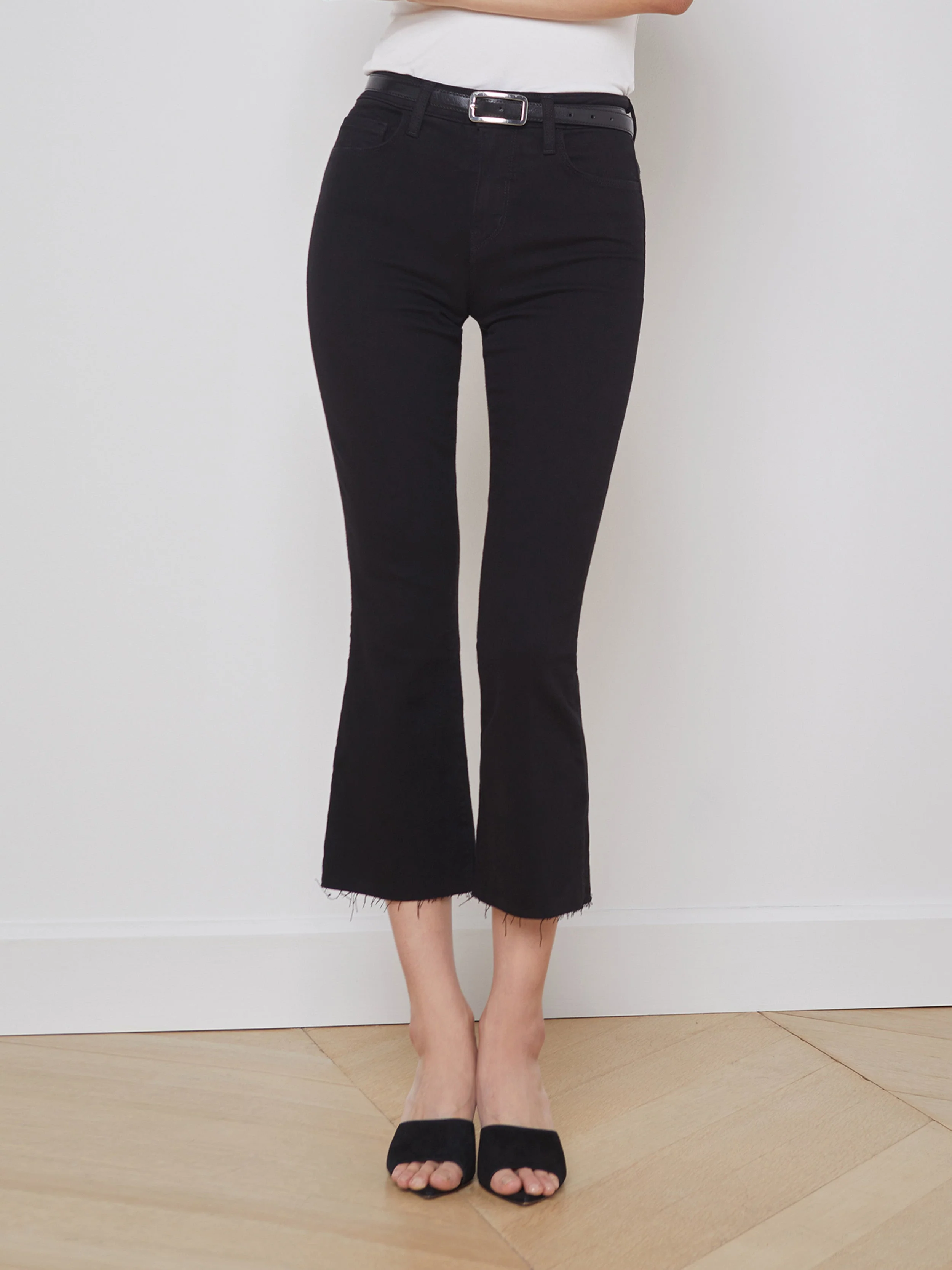 L'AGENCE - Kendra Cropped Flare Jean - Image 7