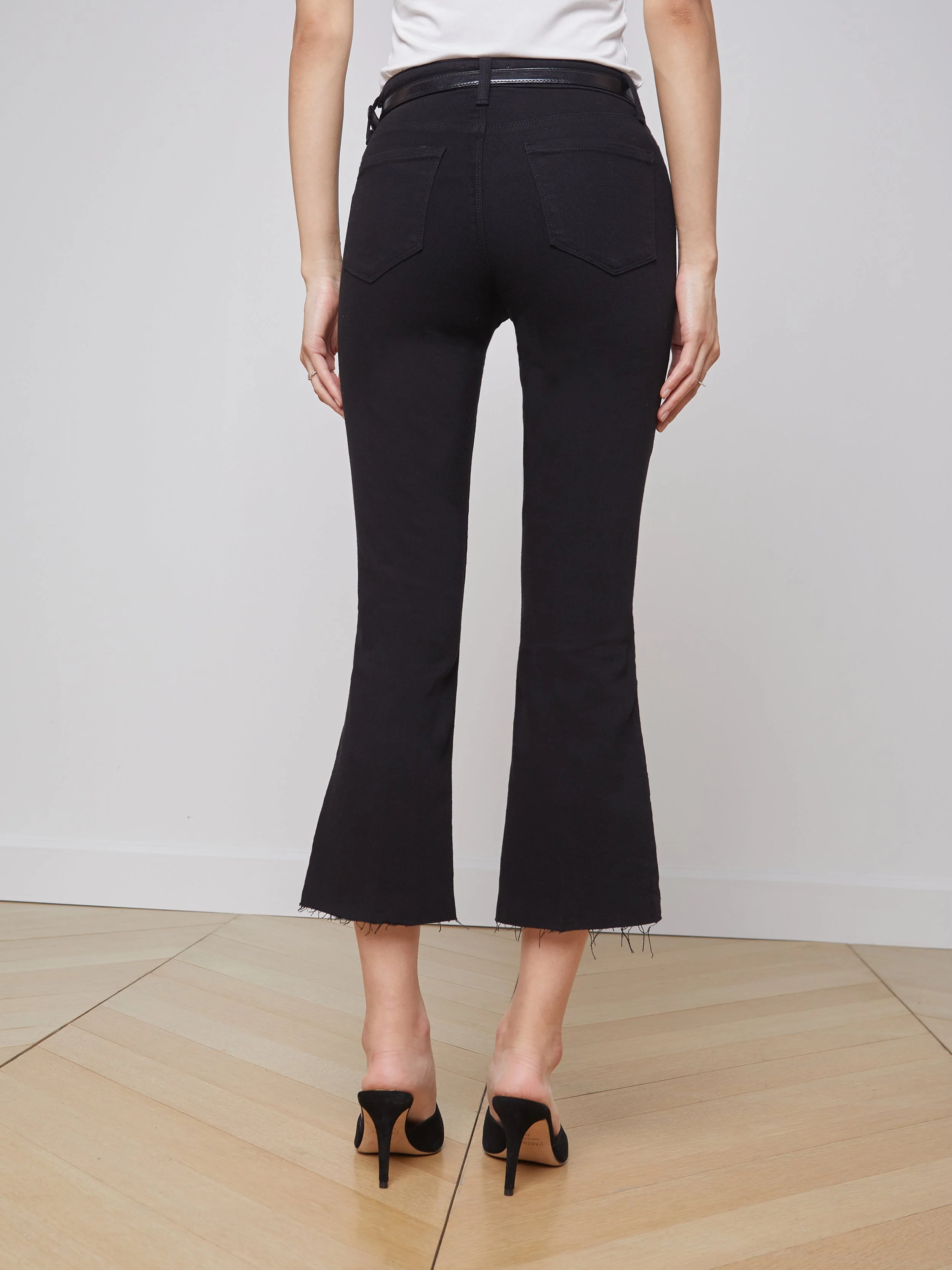L'AGENCE - Kendra Cropped Flare Jean - Image 9