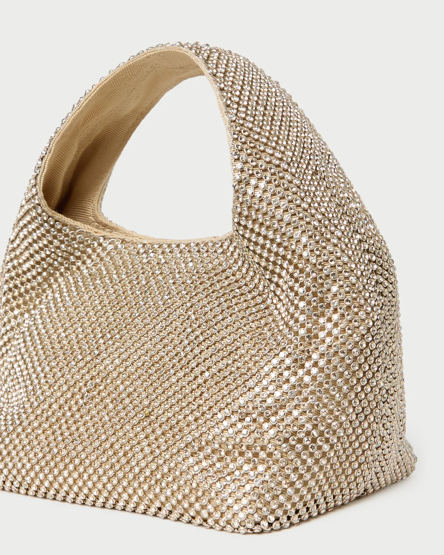 Loeffler Randall - Kenzie Gold Diamanté Mini Bag - Image 3