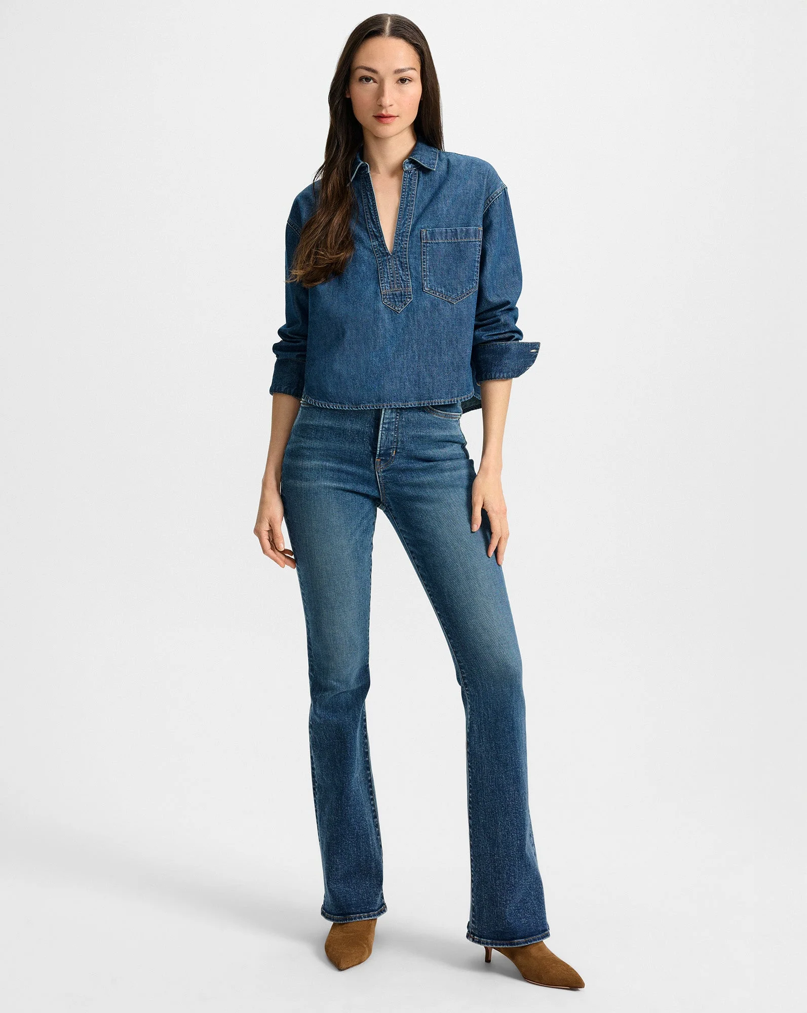 Veronica Beard - Khai Denim Blouse - Image 2